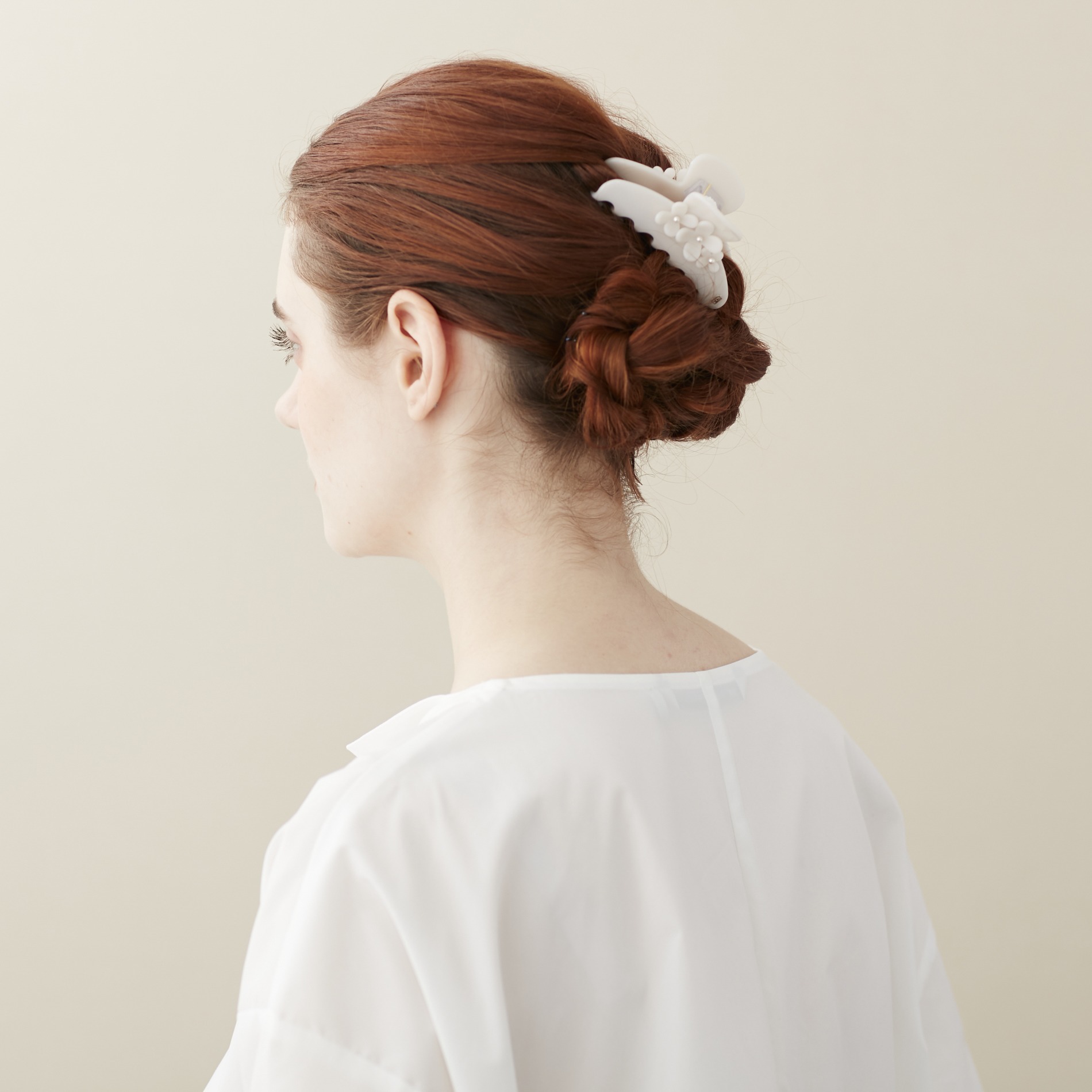 Alexandre de paris フラワーヘアクリップ-