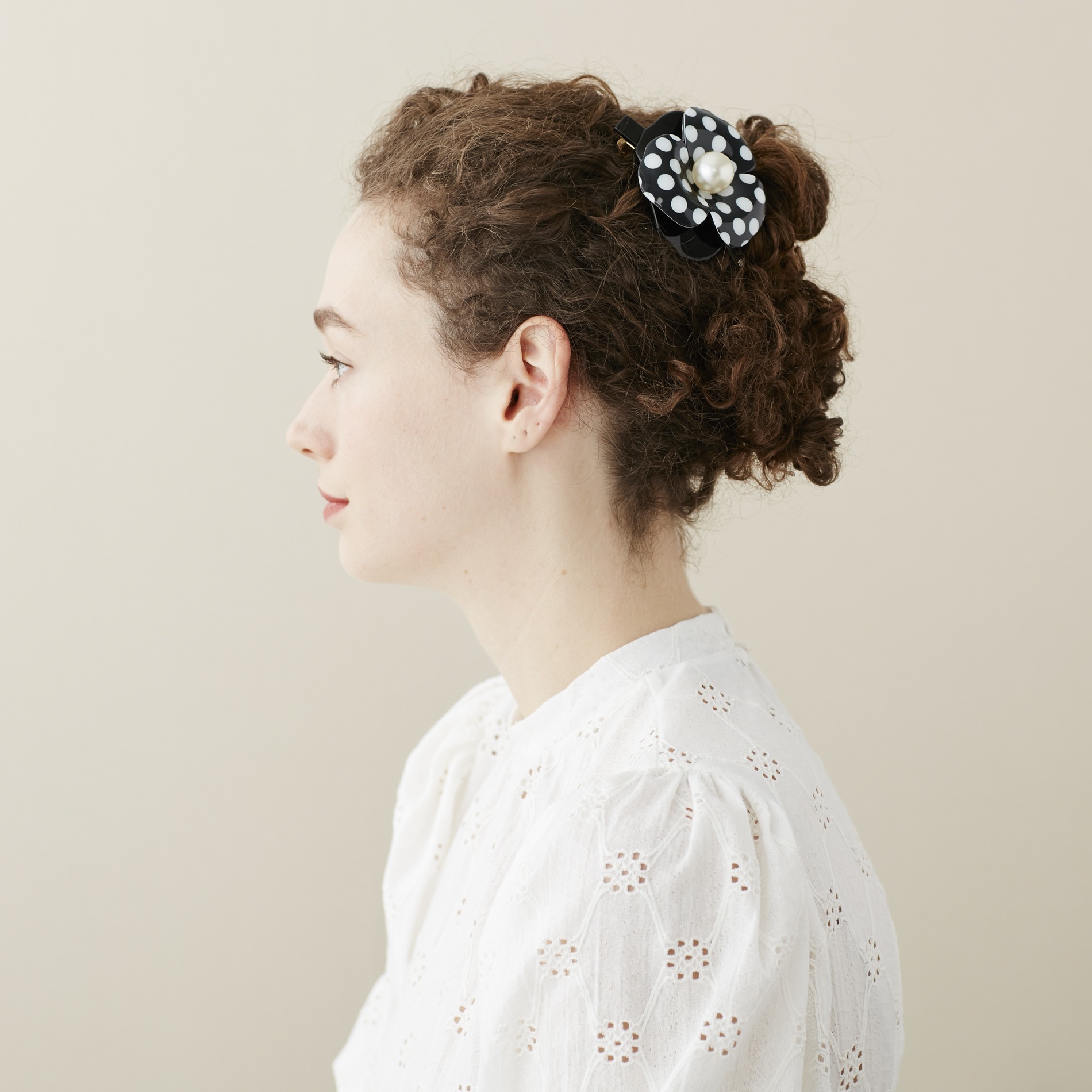 アレクサンドルドゥパリ バレッタ 花 ヘアピン ヘアアクセサリー