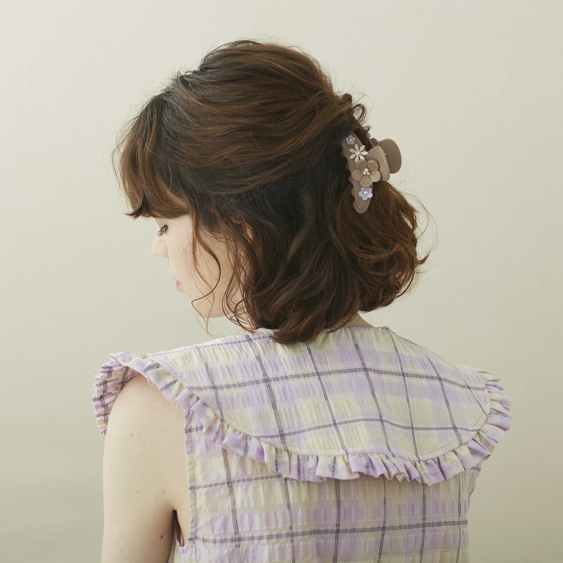 ＊アレクサンドルドゥパリ 藤色 ヘアクリップ ＊⚠︎お値下げ交渉不可