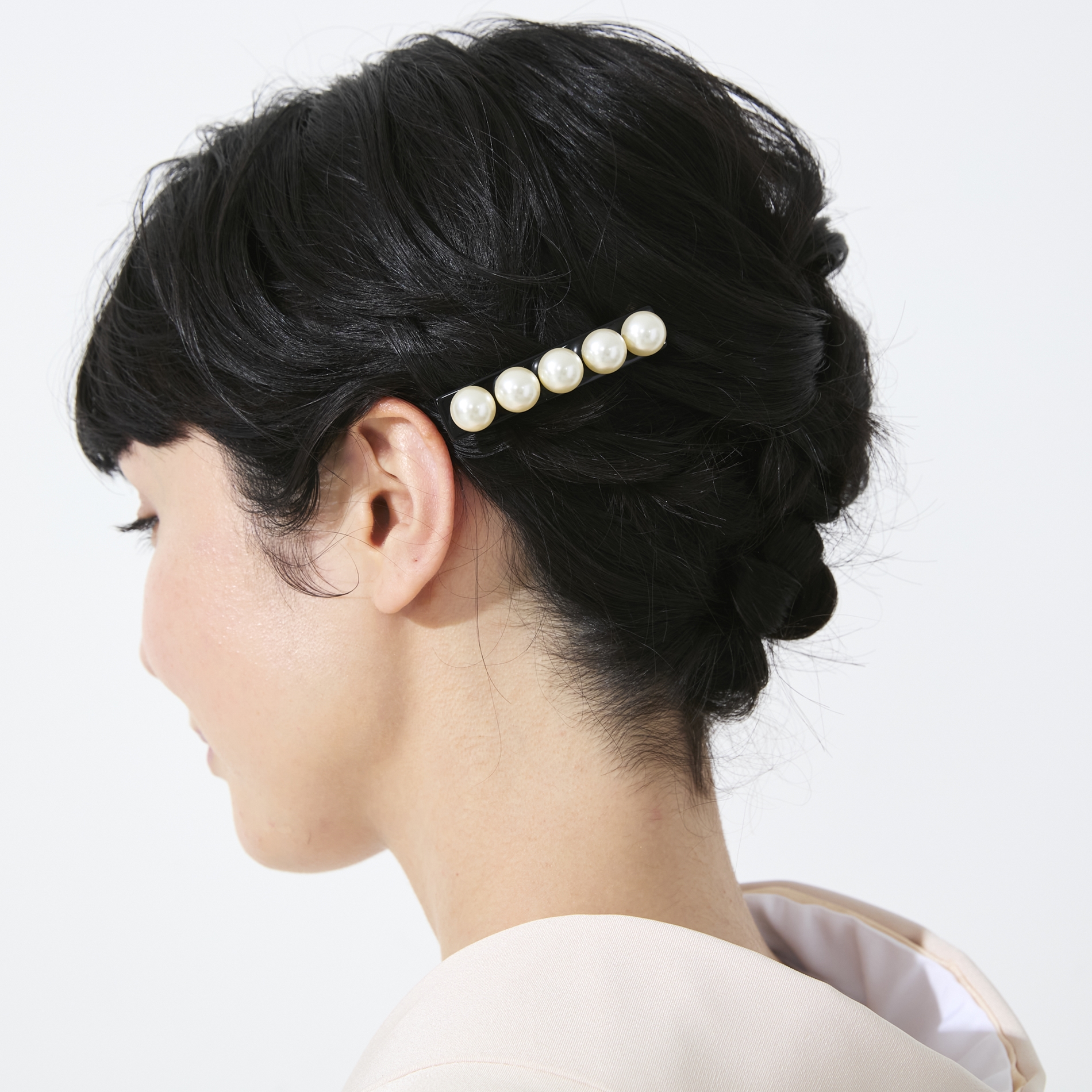 アレクサンドル ドゥ パリ バレッタ ジュエリー ブラック ヘアアクセサリー 黒 - ヘアアクセサリー