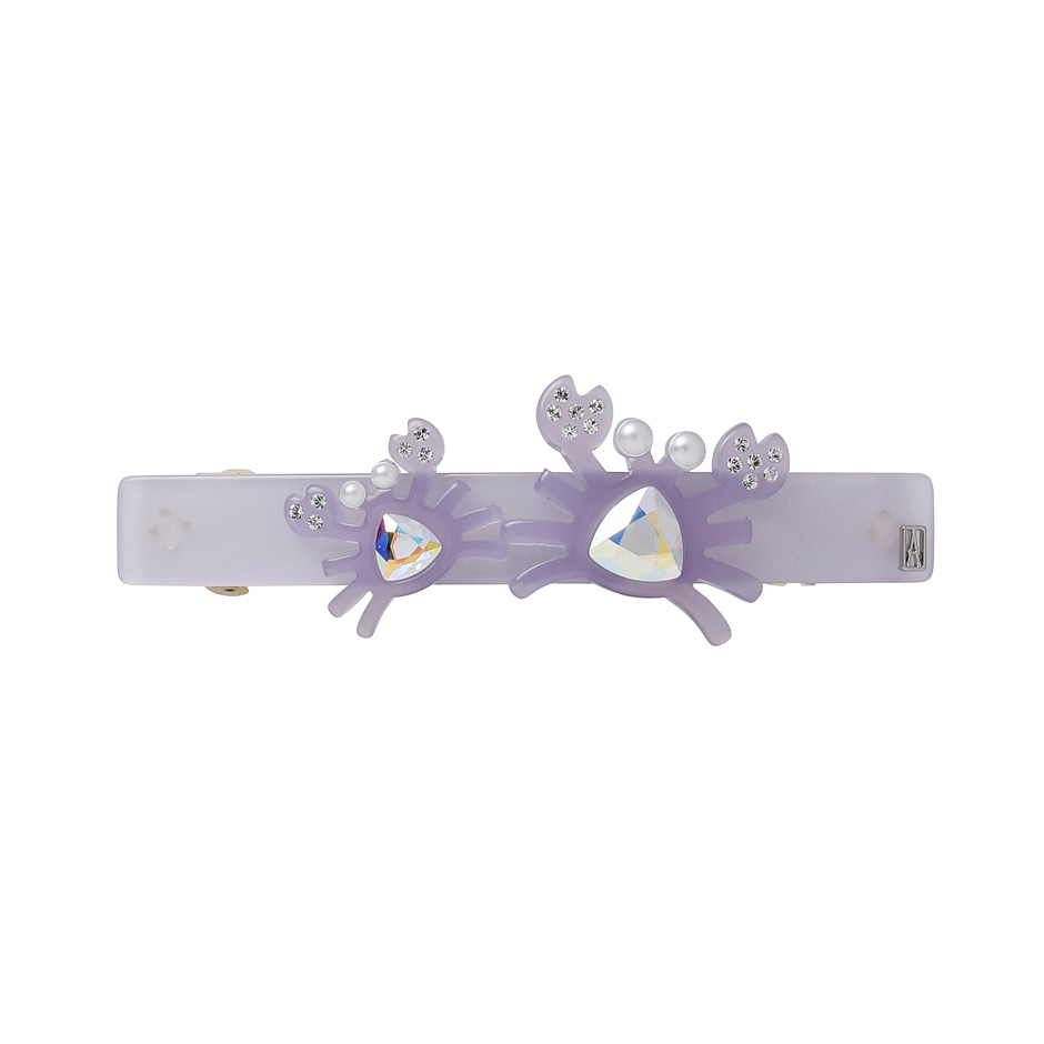バレッタ (8 cm) 詳細画像 パープル(L) 1