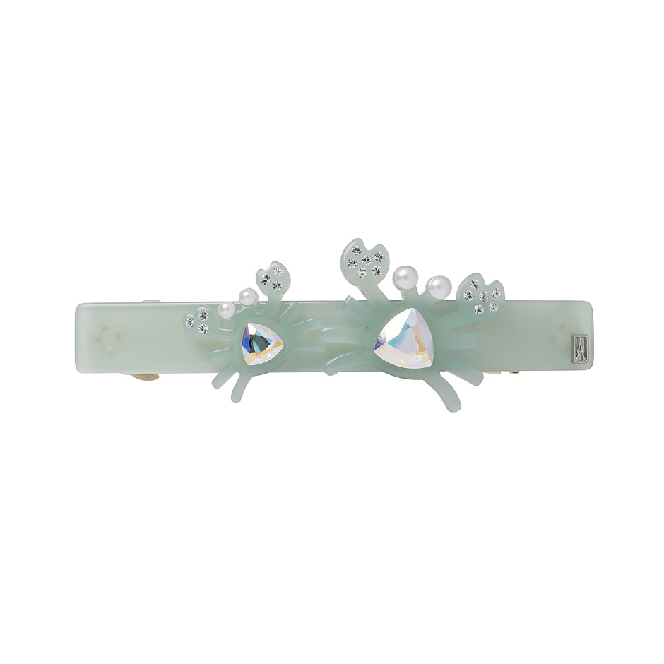 バレッタ (8 cm) 詳細画像 グリーン(V) 1