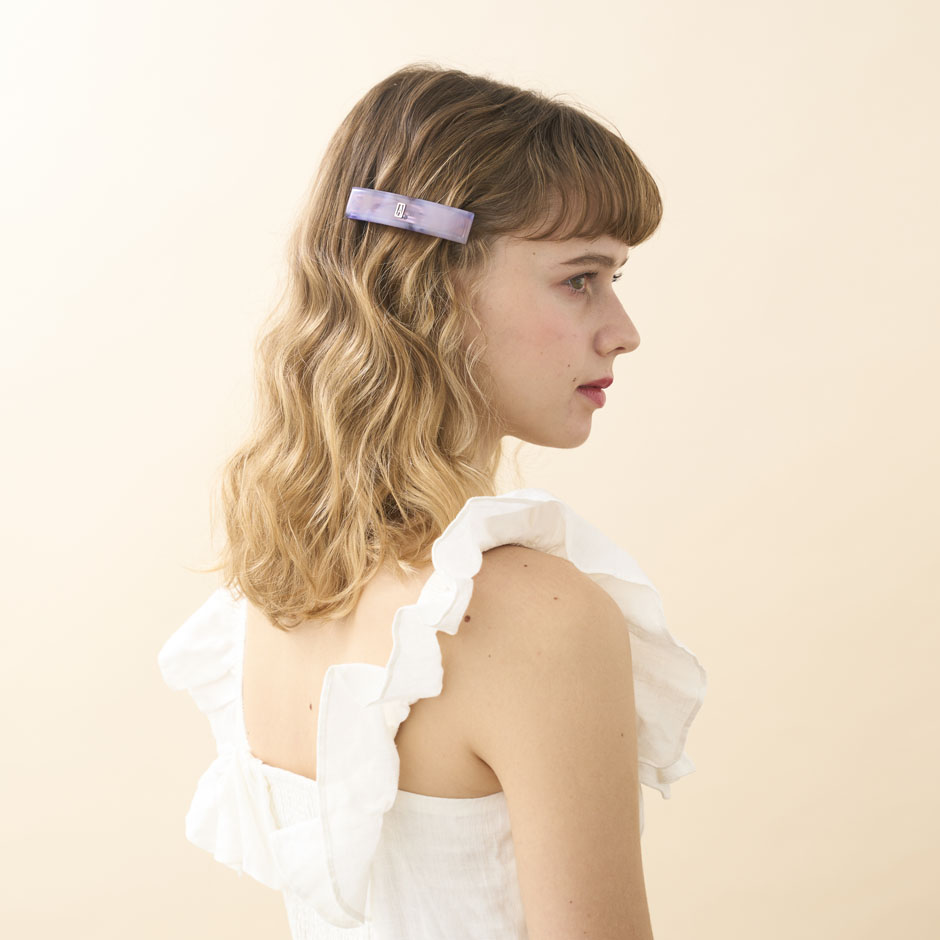 バレッタ (8 cm) 詳細画像 パープル(L) 4