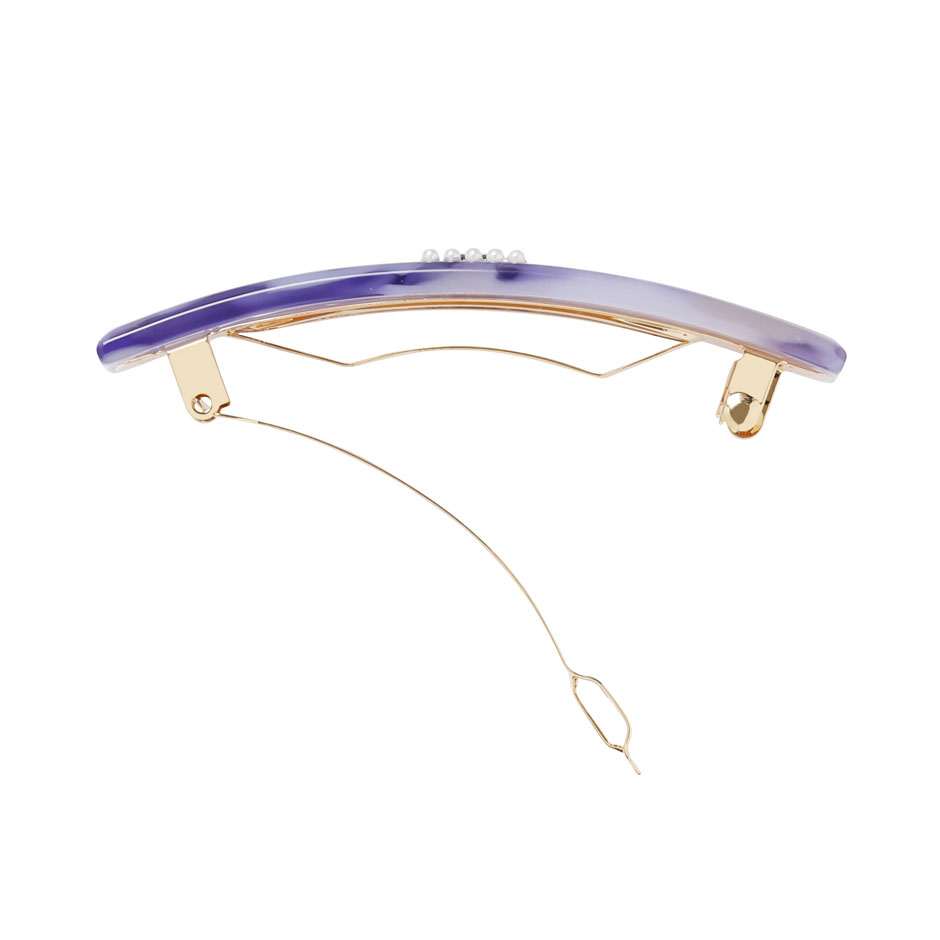 バレッタ (8 cm) 詳細画像 パープル(L) 3