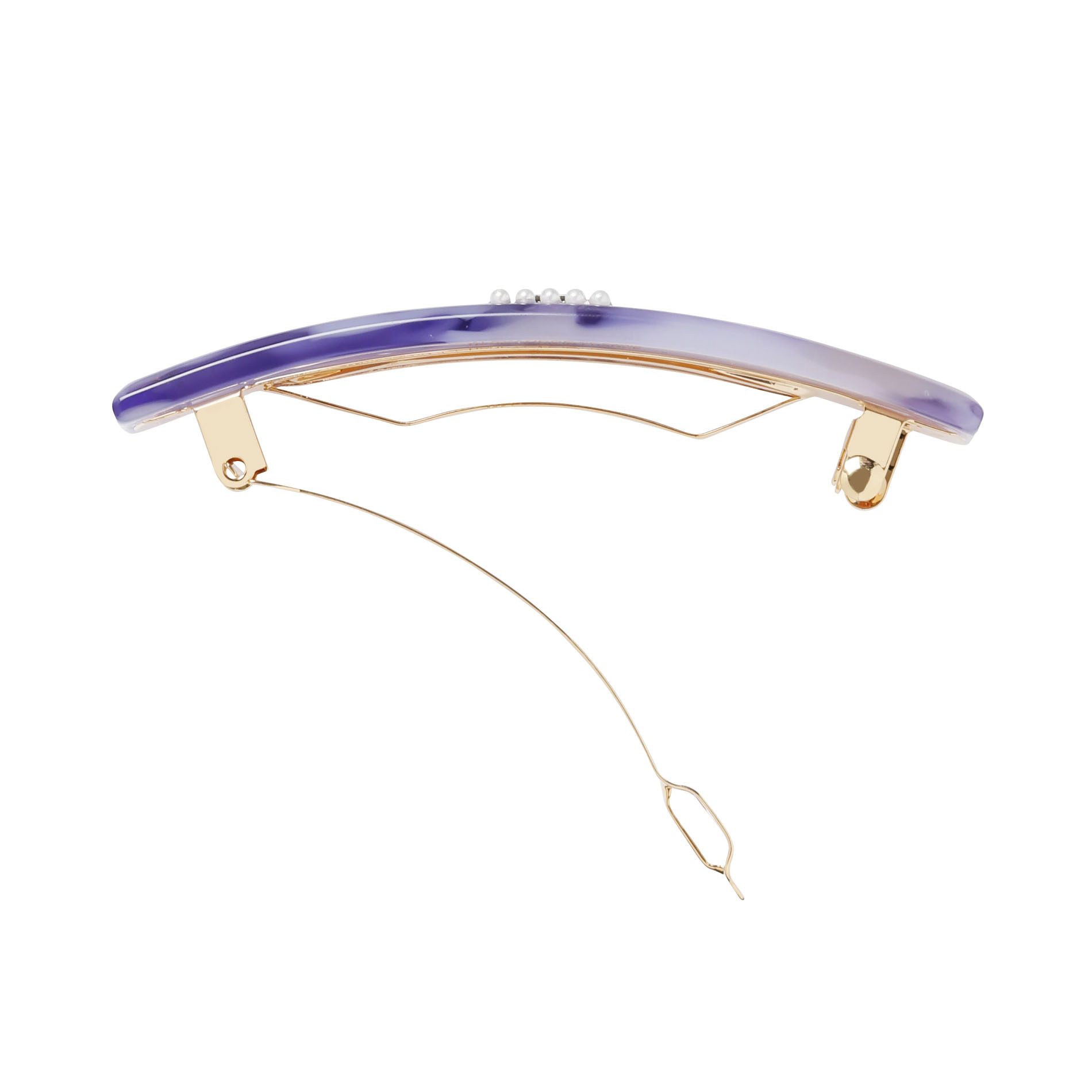 バレッタ (8 cm) 詳細画像 パープル(L) 3