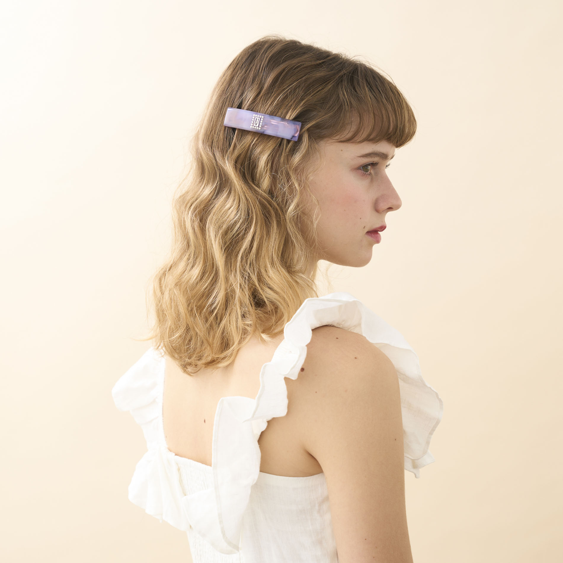 バレッタ (8 cm) 詳細画像 パープル(L) 4