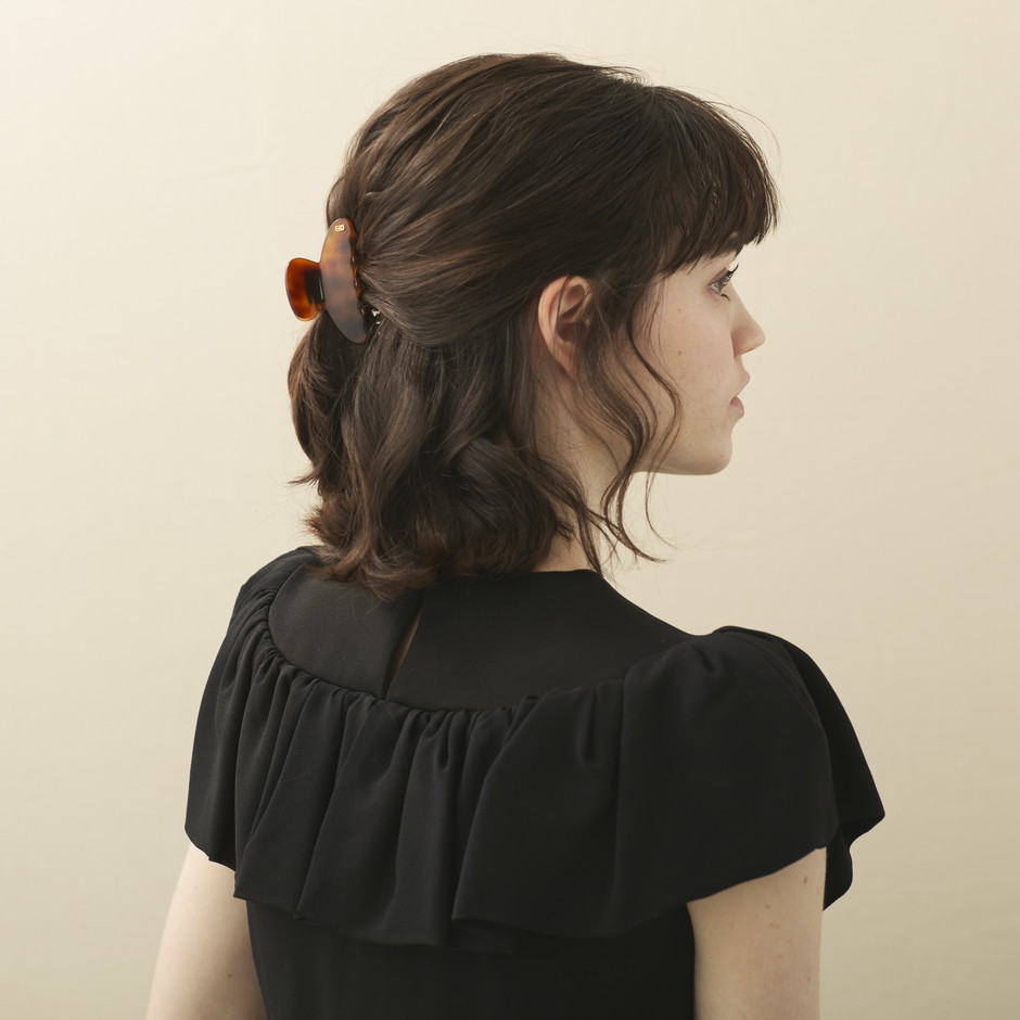 アレクサンドル ドゥ パリVENDOME Lクリップ ベージュ - ヘアアクセサリー