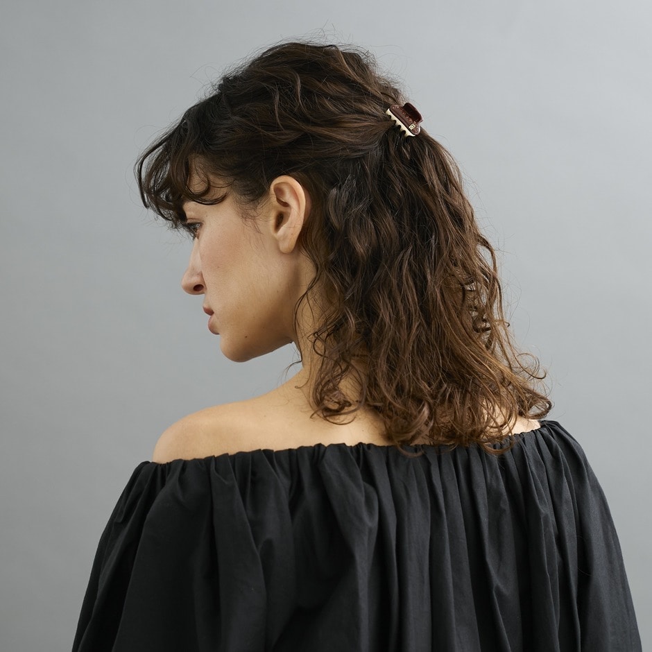 アレクサンドル ドゥ パリ ALEXANDRE DE PARIS ヘアクリップ（ベビーサイズ） VENDOME CLIP BABY [ヴァンドーム] 3cm ICCB-12831-02 OB OPALESCENT BEIGE【国内配送P】