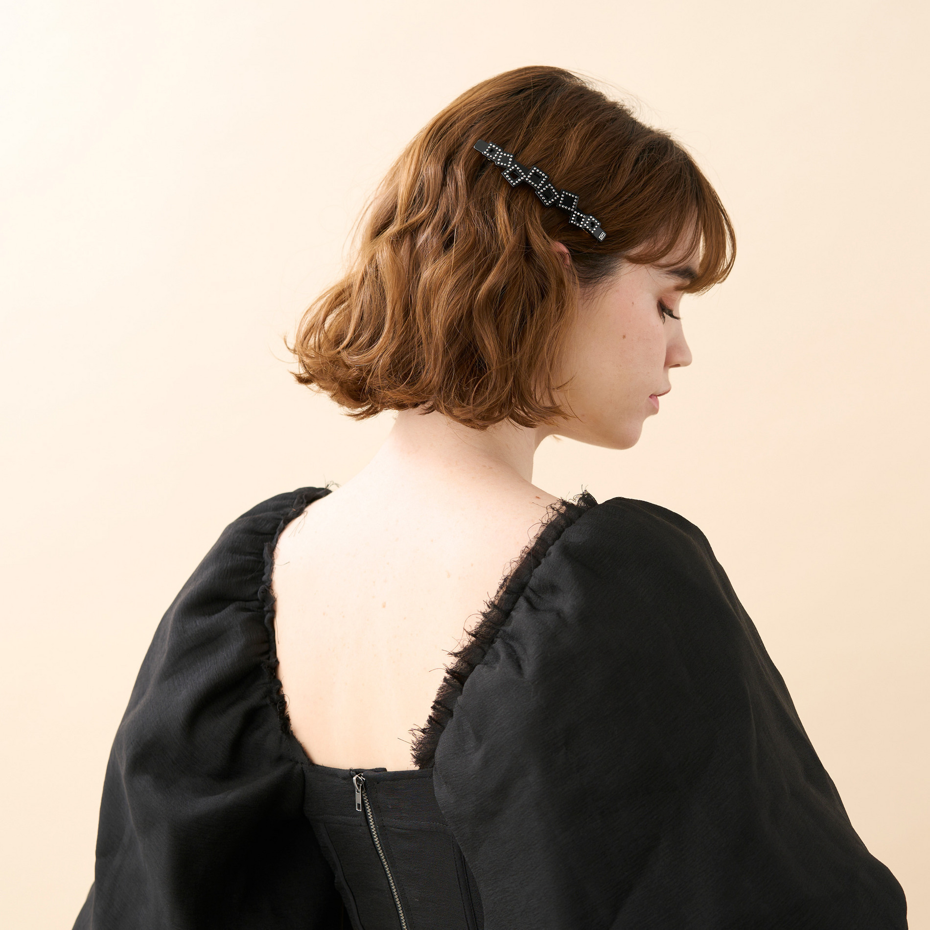 バレッタ (10 cm) 詳細画像 ブラック(N) 4