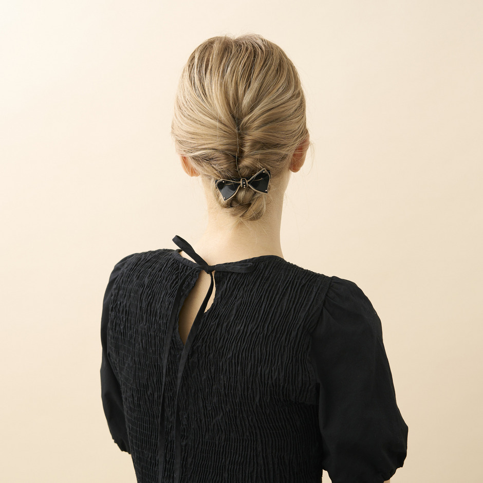 バレッタ (6 cm) 詳細画像 ブラック(Y) 4