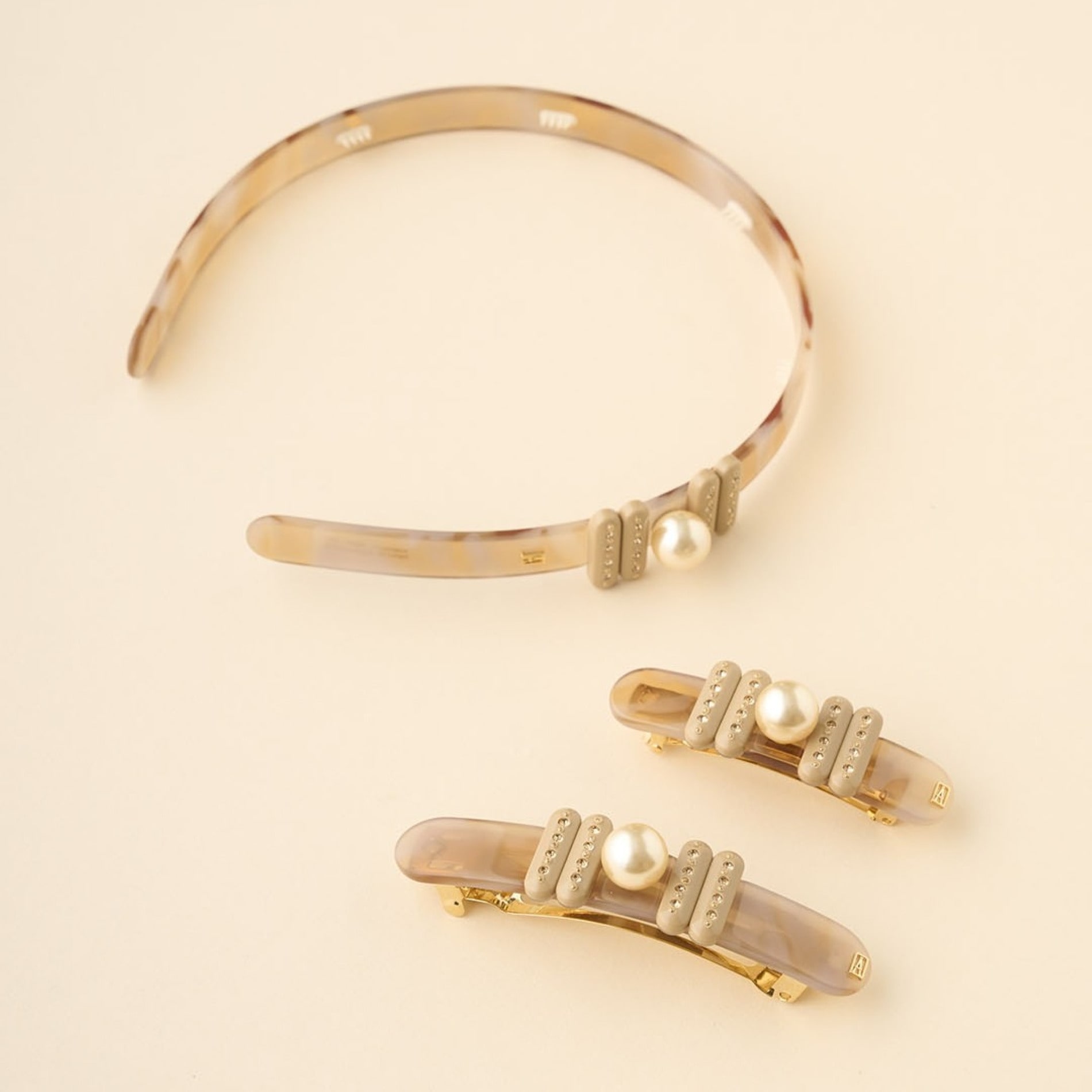 バレッタ (6 cm) 詳細画像 ベージュ(S) 5