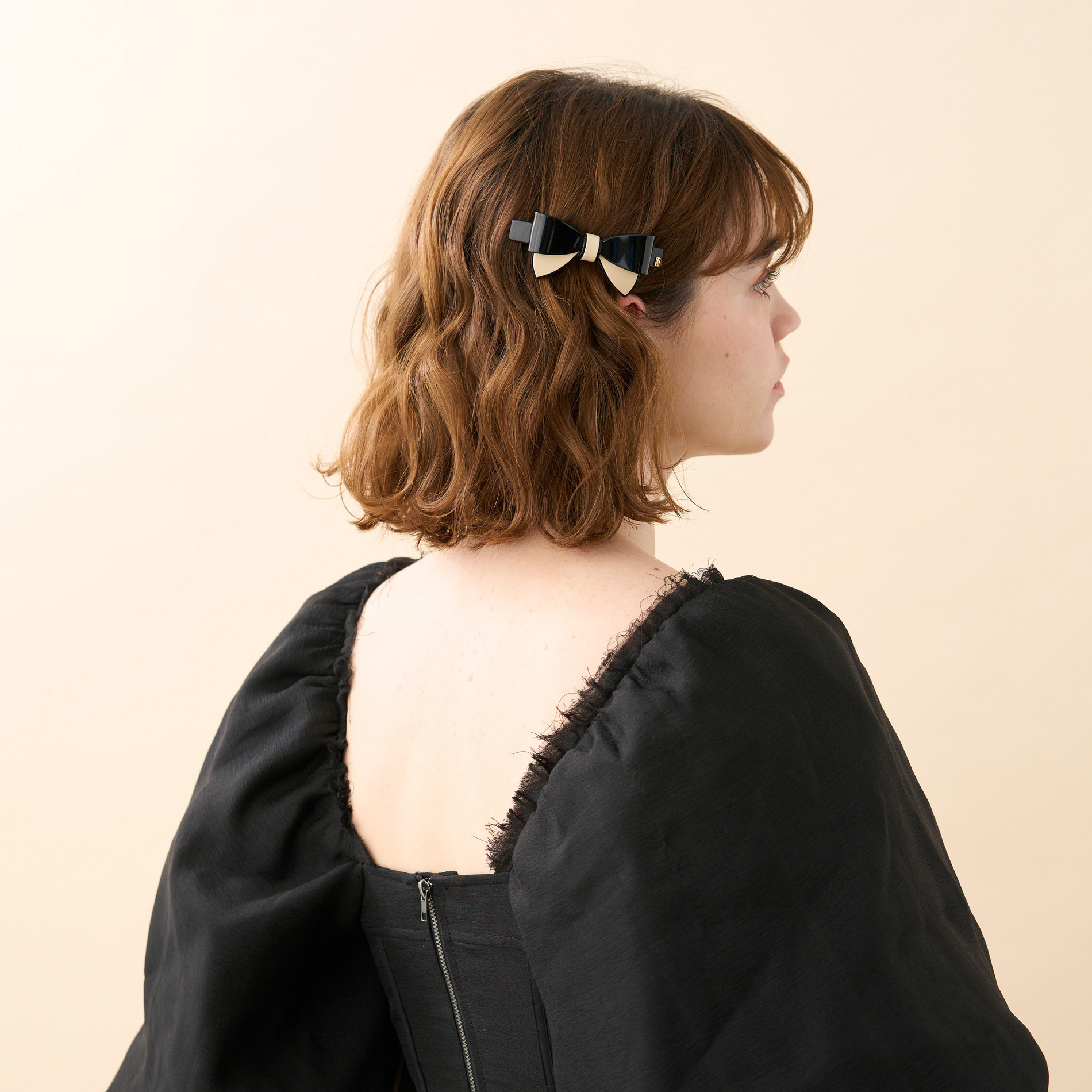 バレッタ (8 cm) 詳細画像 ブラック(Y) 4