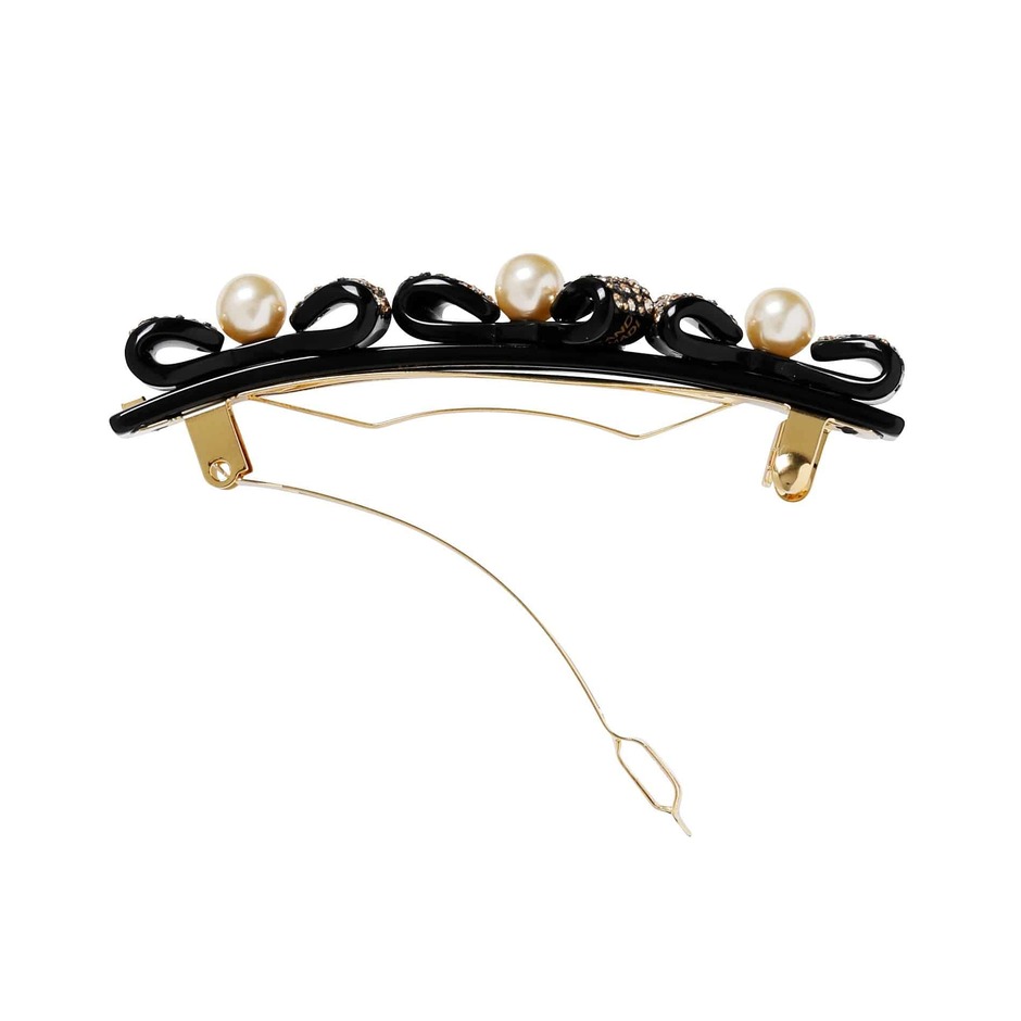 バレッタ (8 cm) 詳細画像 ブラック(N) 3