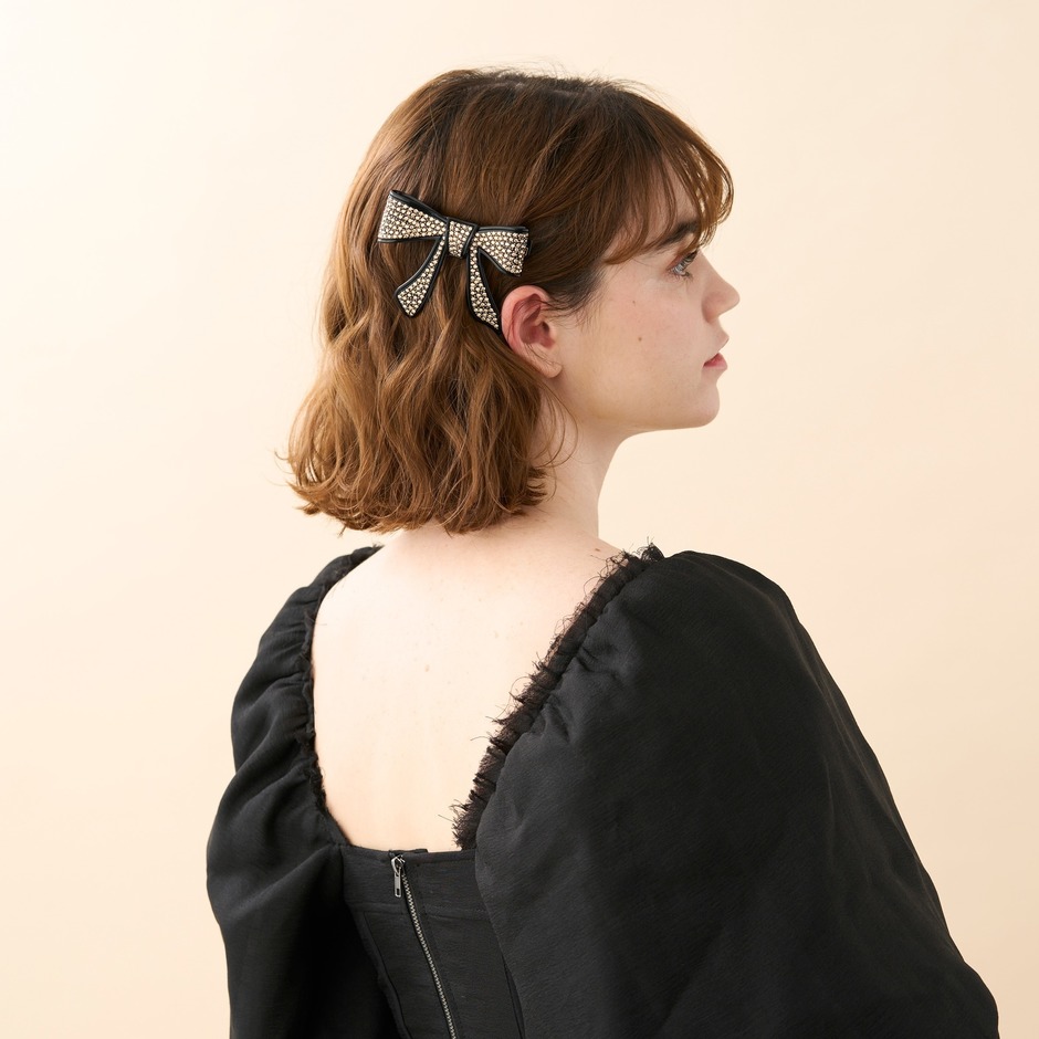 バレッタ (8 cm) 詳細画像 ブラック(N) 4