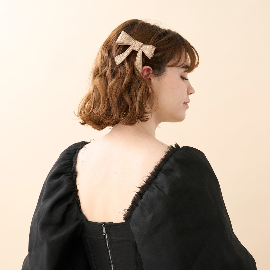 バレッタ (8 cm) 詳細画像 ベージュ(S) 2