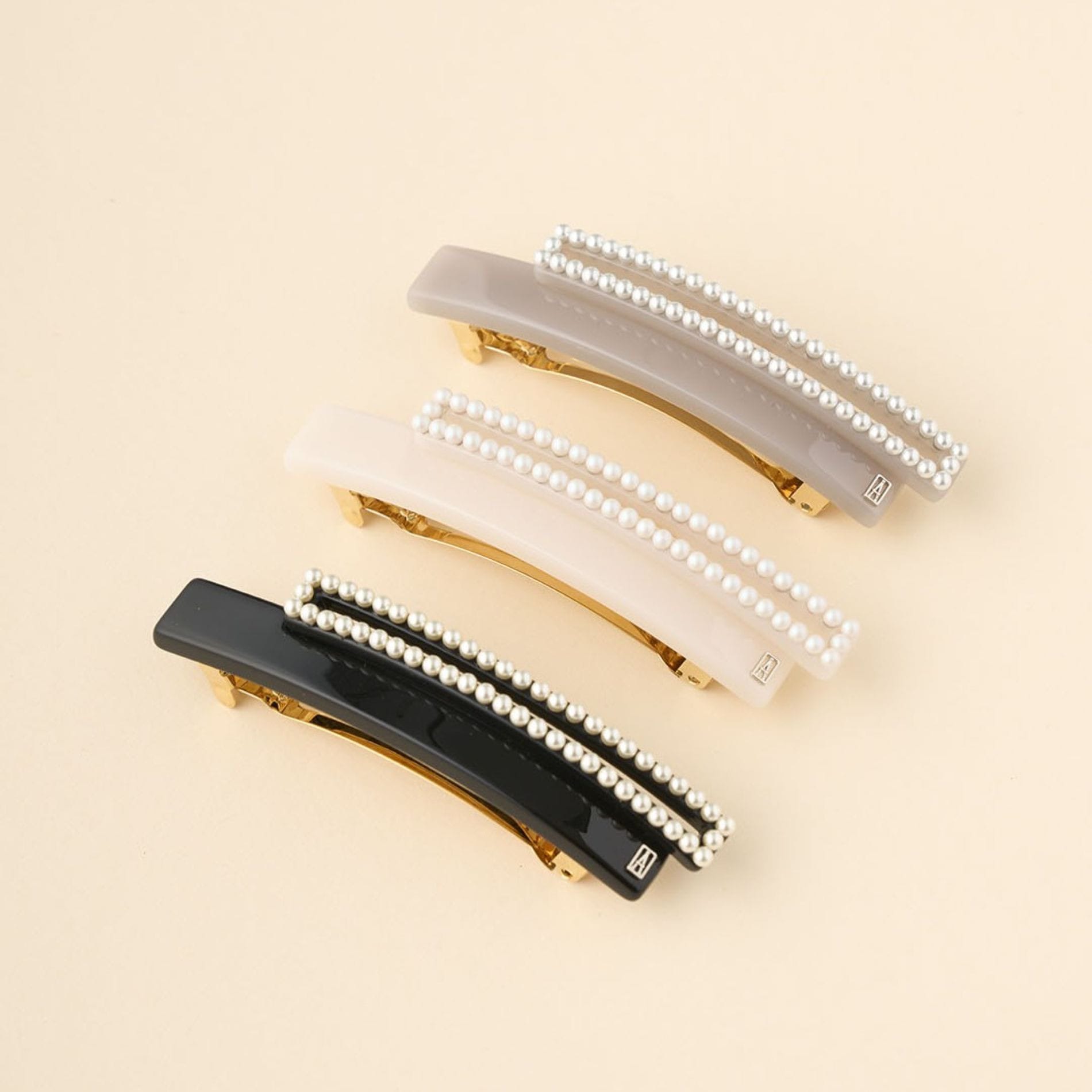 バレッタ (8 cm) 詳細画像 グレー(G) 5