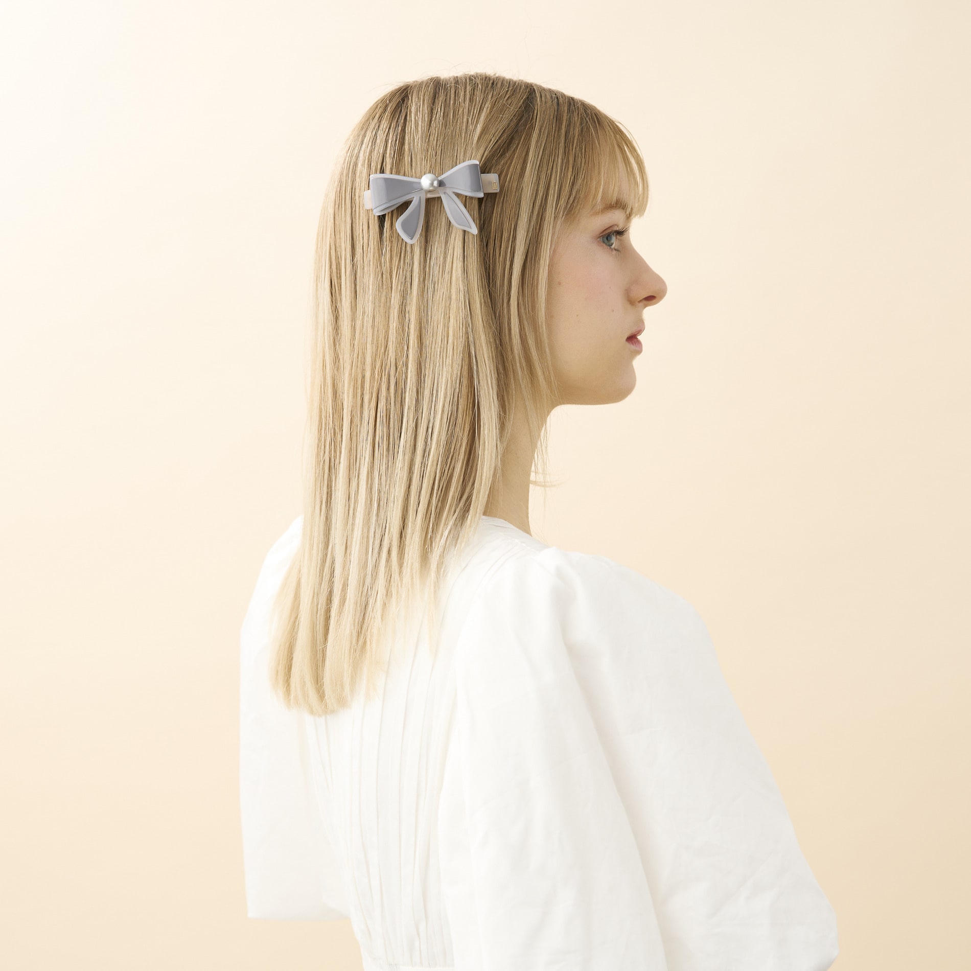 バレッタ (8 cm) 詳細画像 グレー(G) 4