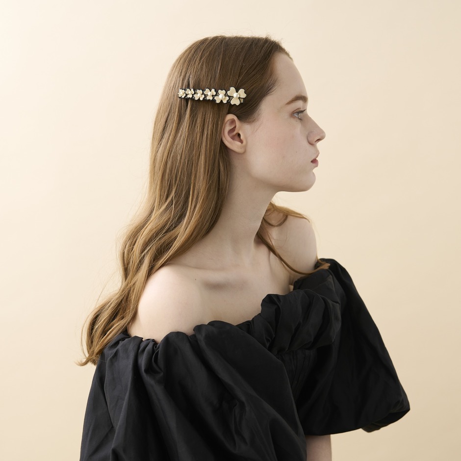 バレッタ (8 cm) 詳細画像 ブラック(Y) 5