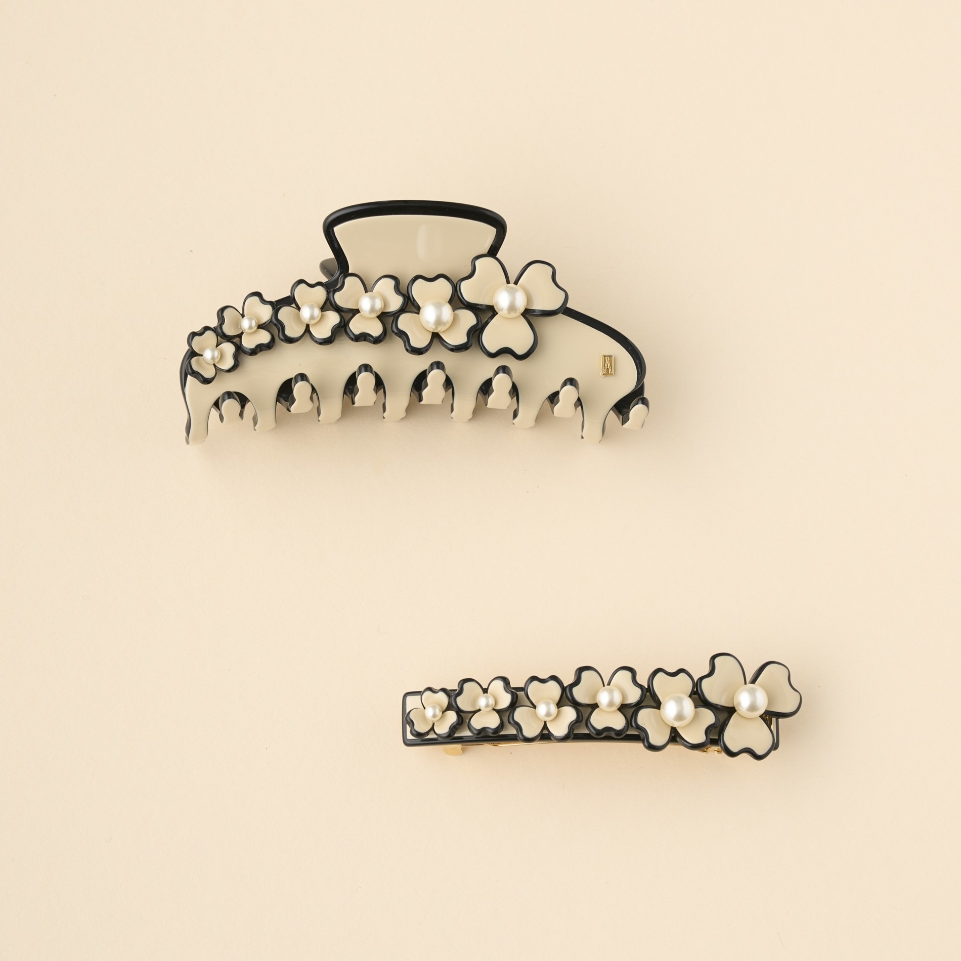 バレッタ (8 cm) 詳細画像 ブラック(Y) 4