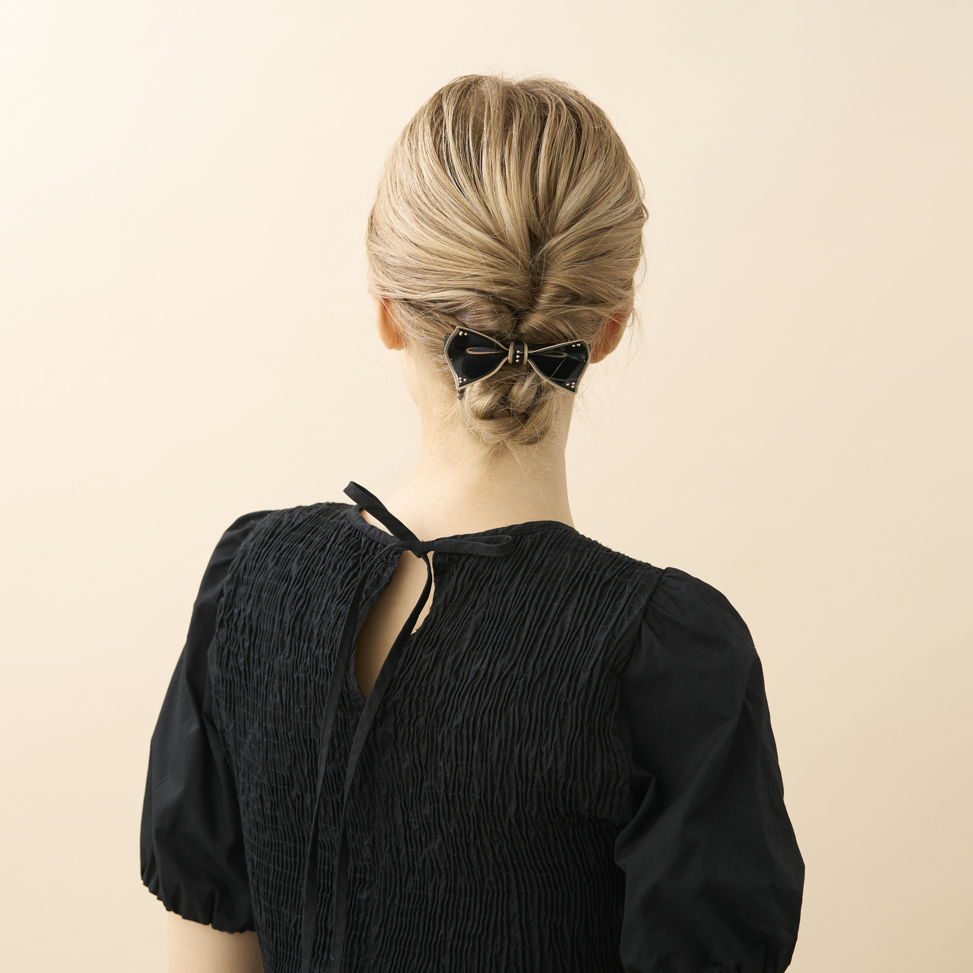 バレッタ (8 cm) 詳細画像 ブラック(Y) 4