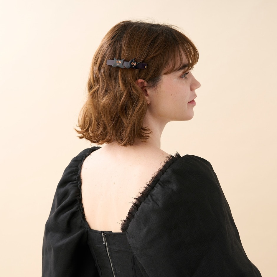 バレッタ (8 cm) 詳細画像 ブラック(Y) 4