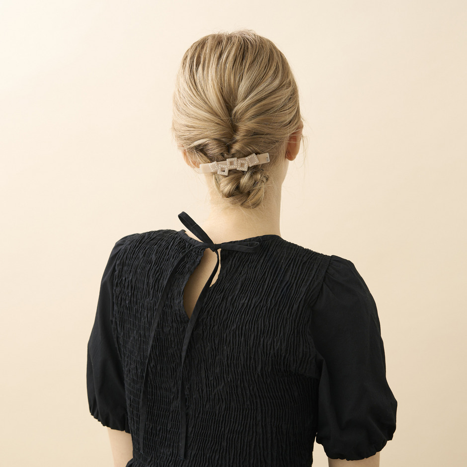 バレッタ (8 cm) 詳細画像 ベージュ(S) 2