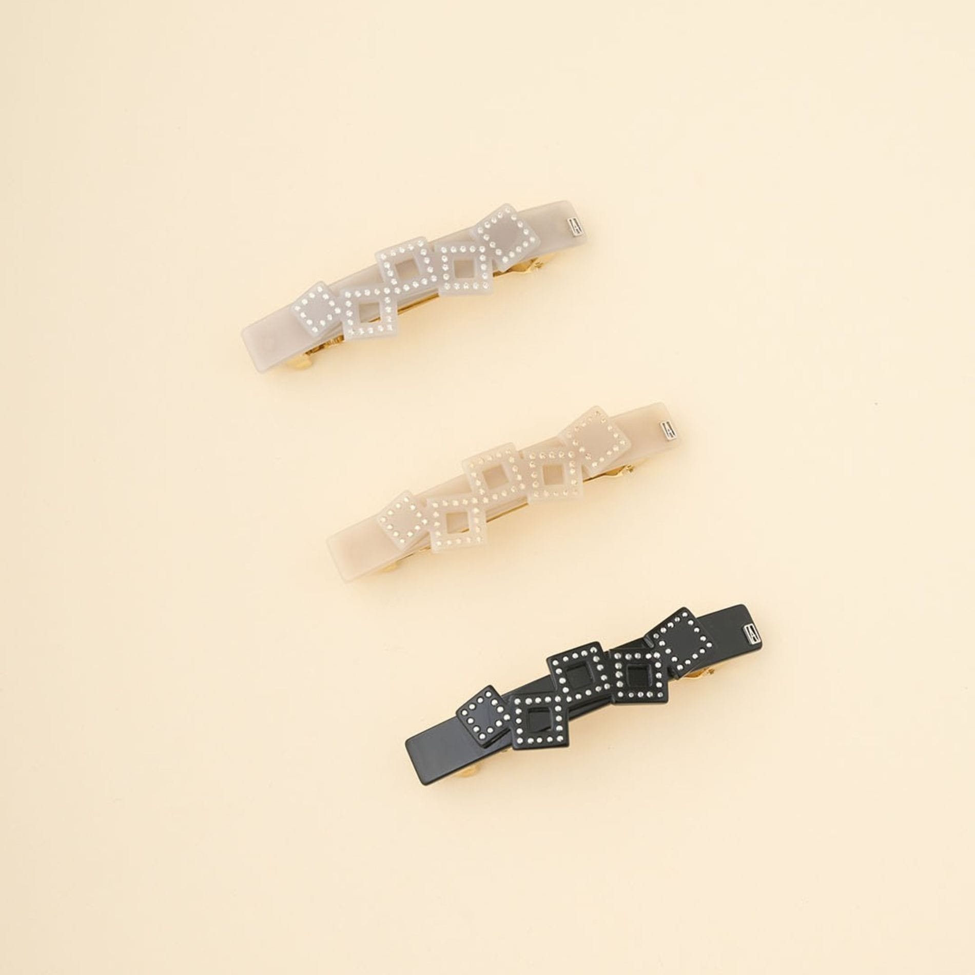 バレッタ (8 cm) 詳細画像 グレー(G) 3
