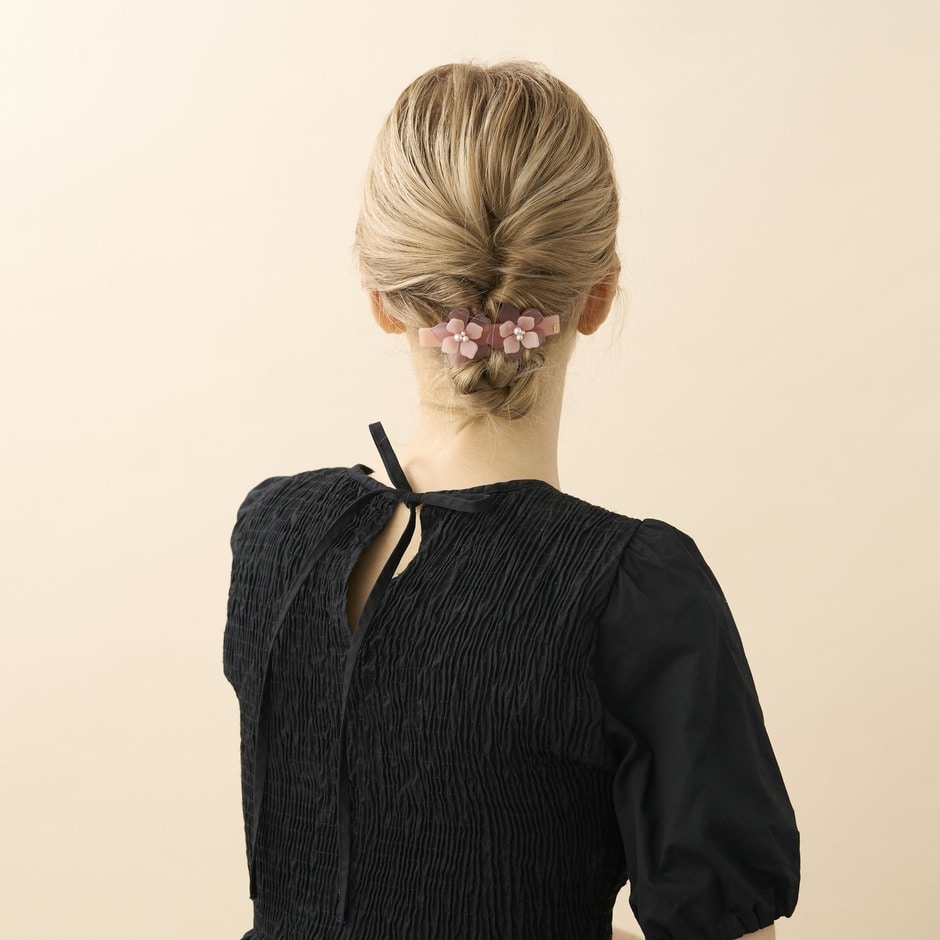 バレッタ (8 cm) 詳細画像 ピンク(Q) 4