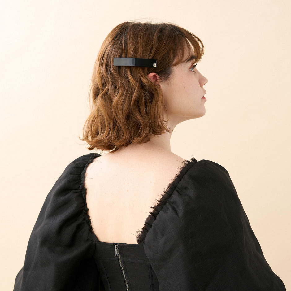 バレッタ (8 cm) 詳細画像 ブラック(N) 4