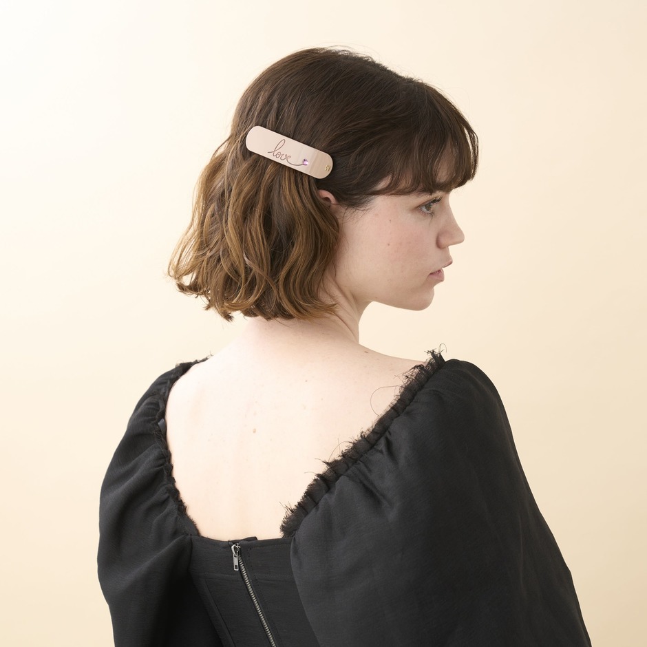 バレッタ (8 cm) 詳細画像 ピンク(Q) 4