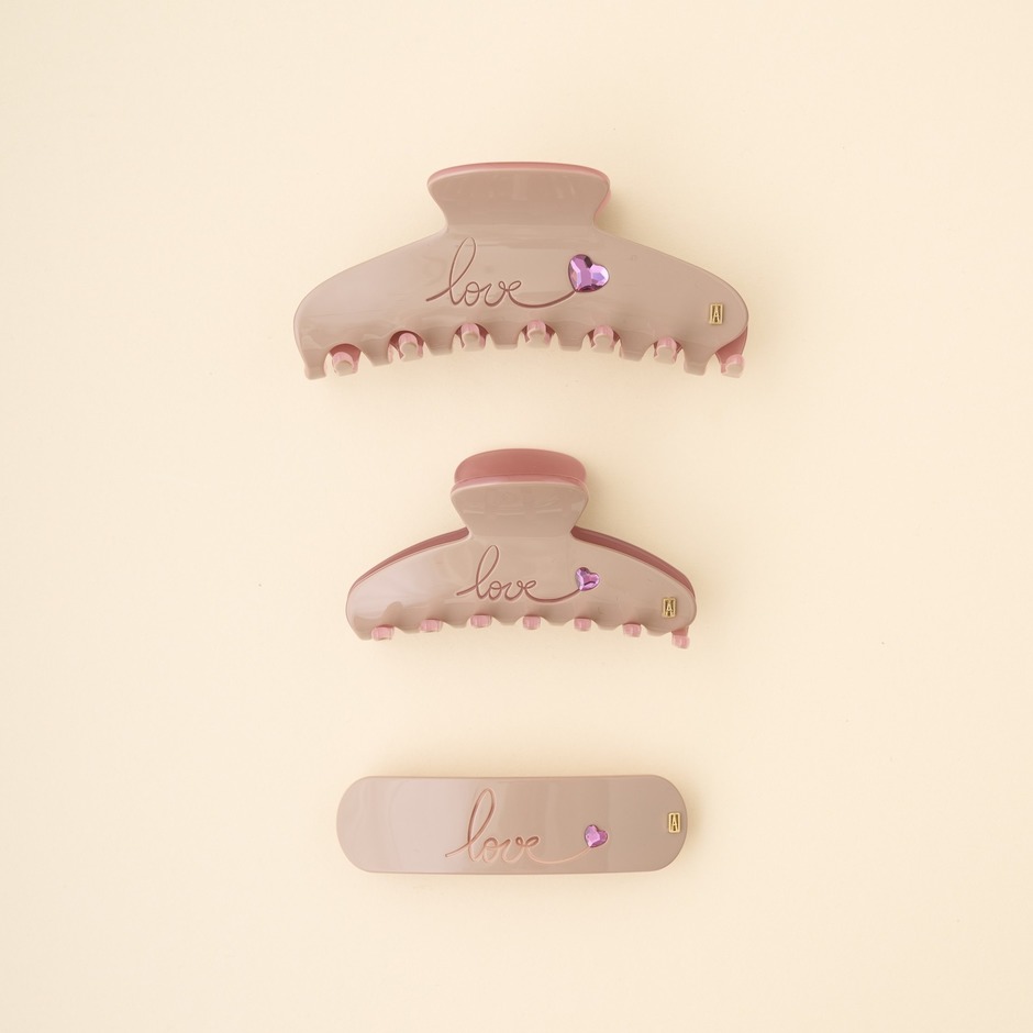 バレッタ (8 cm) 詳細画像 ピンク(Q) 5