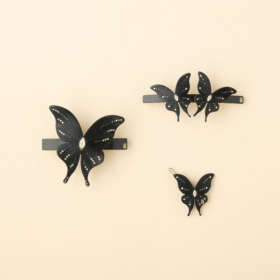 バレッタ (8 cm) 詳細画像 ブラック(N) 5