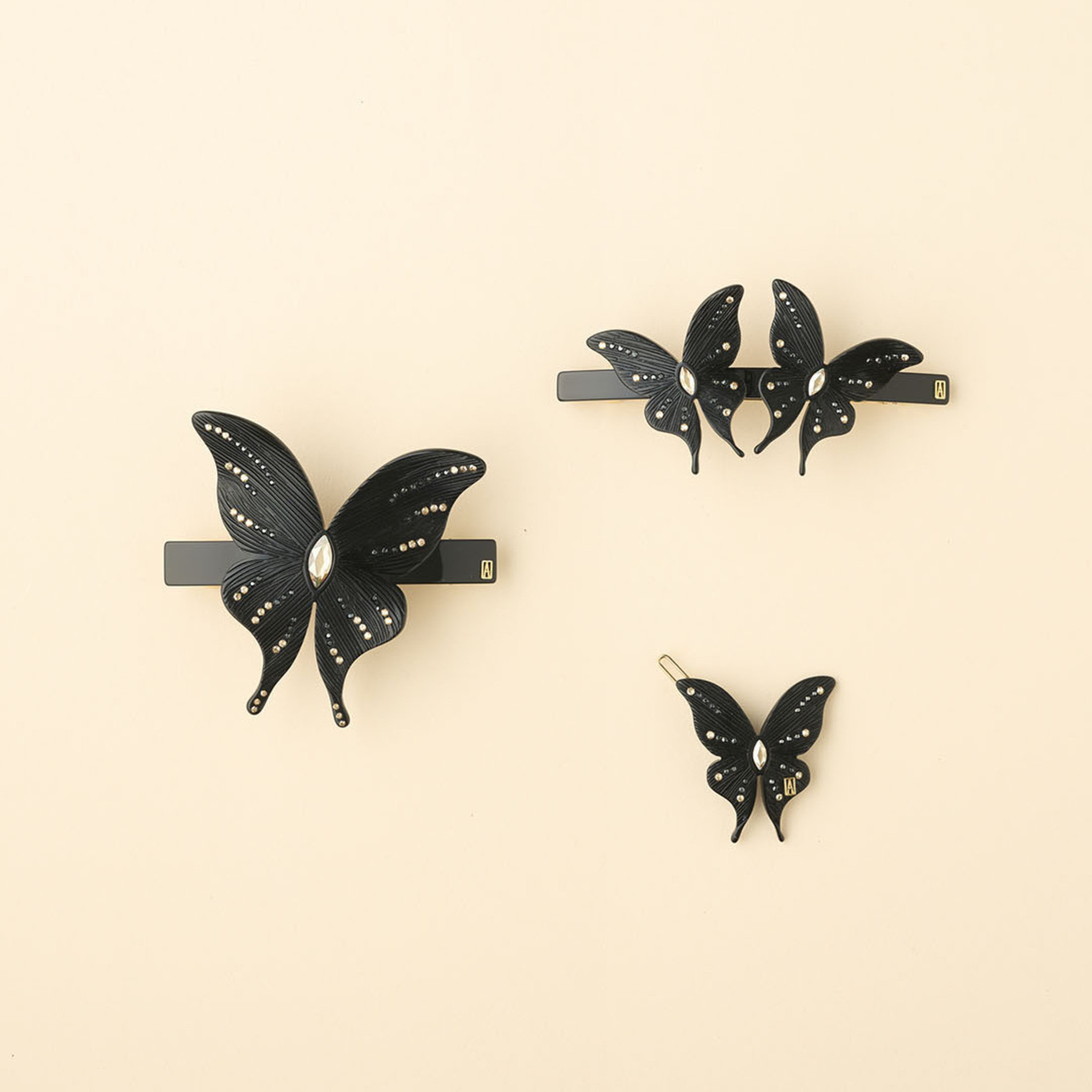 バレッタ (8 cm) 詳細画像 ブラック(N) 5