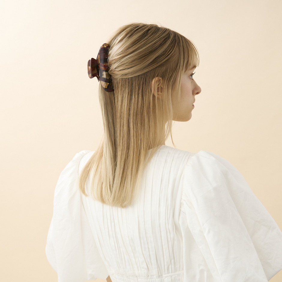 L クリップ 詳細画像 ブラウン(H) 4