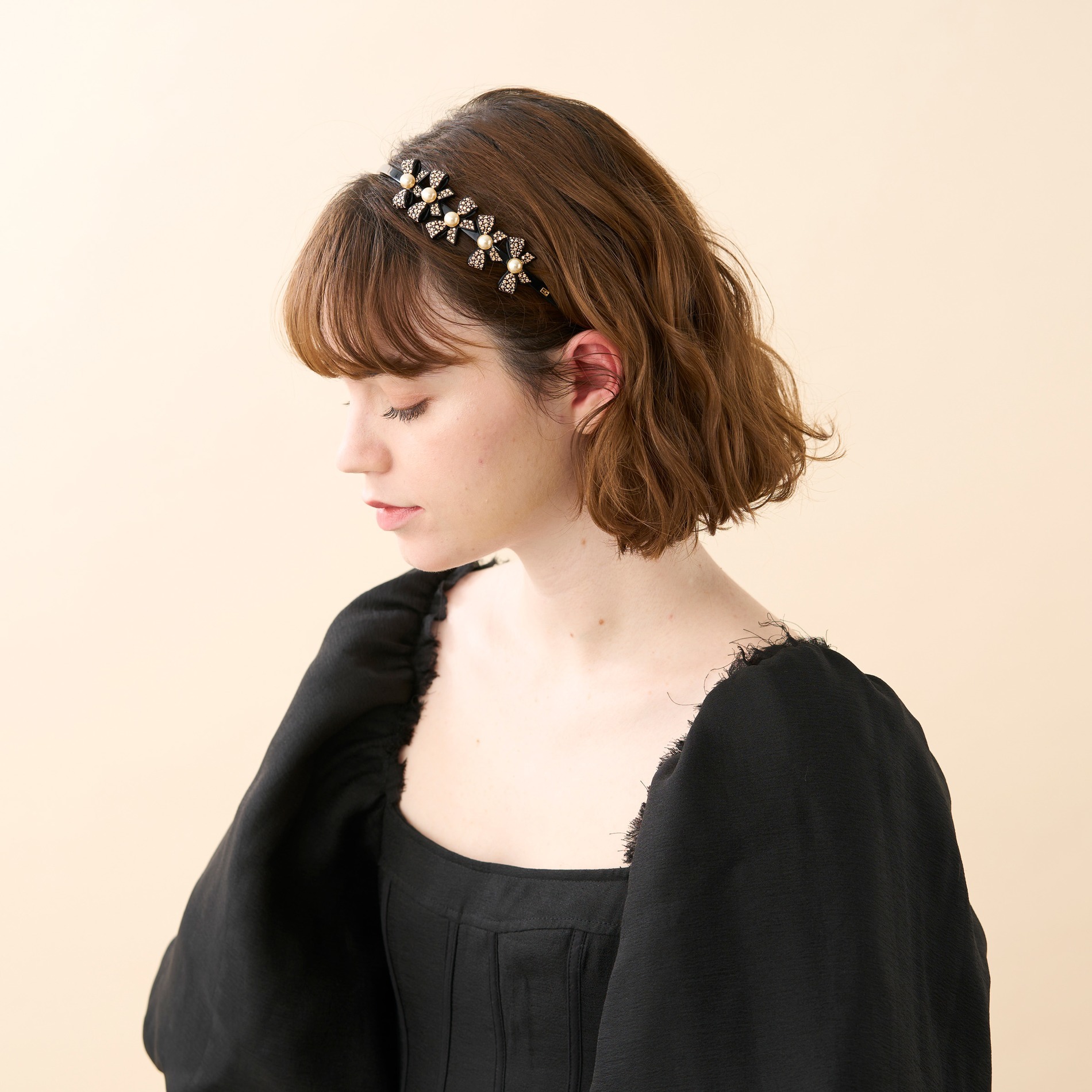 カチューシャ 詳細画像 ブラック(N) 4