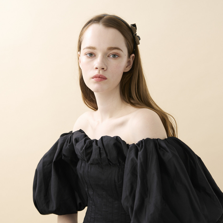 カチューシャ (1 cm) 詳細画像 ブラック(Y) 3