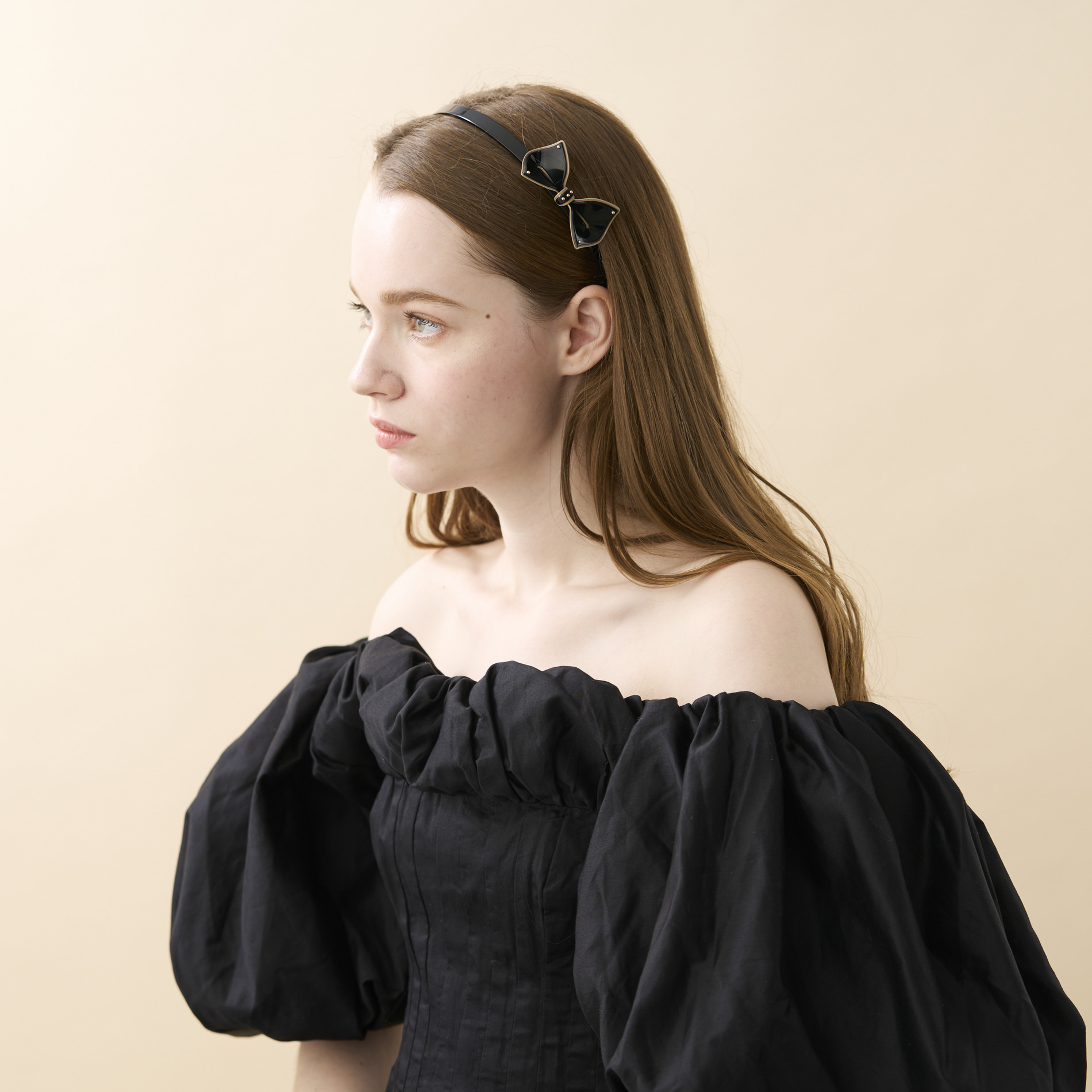 カチューシャ (1 cm) 詳細画像 ブラック(Y) 4