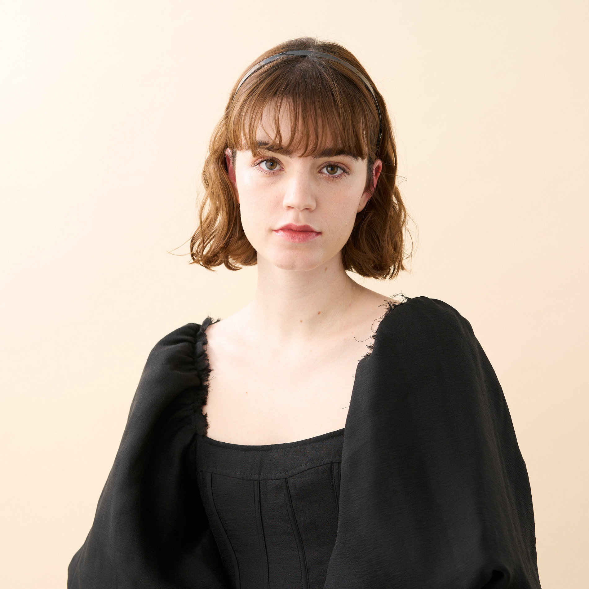 カチューシャ (1 cm) 詳細画像 ブラック(N) 4