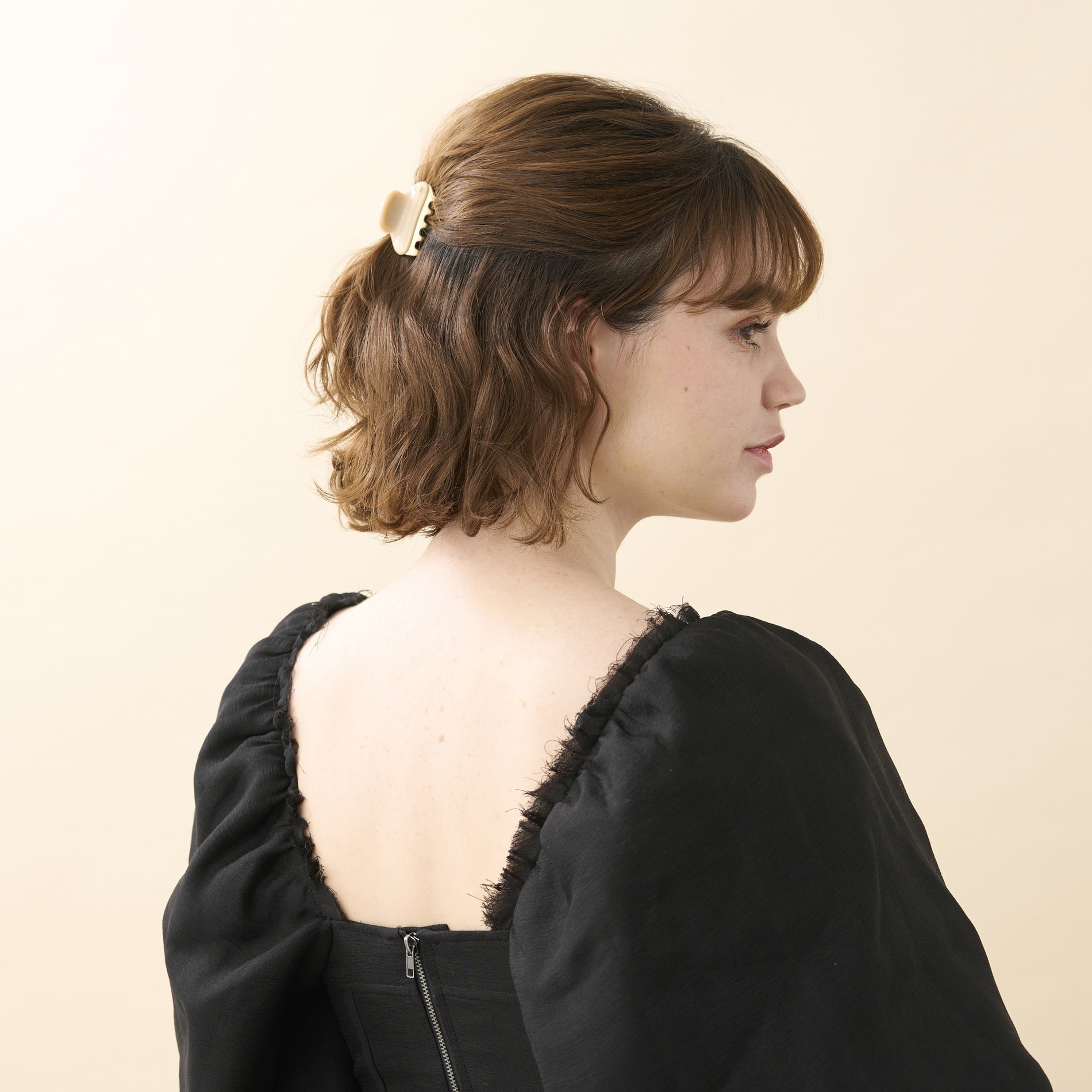 【VENDOME】 S クリップ 詳細画像 アイボリー(OI) 4