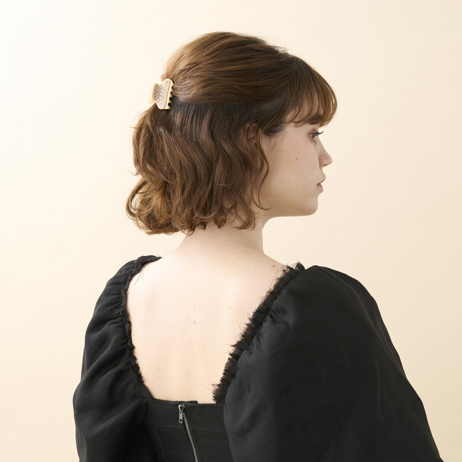 【VENDOME】 S クリップ 詳細画像 アイボリー(OI) 4