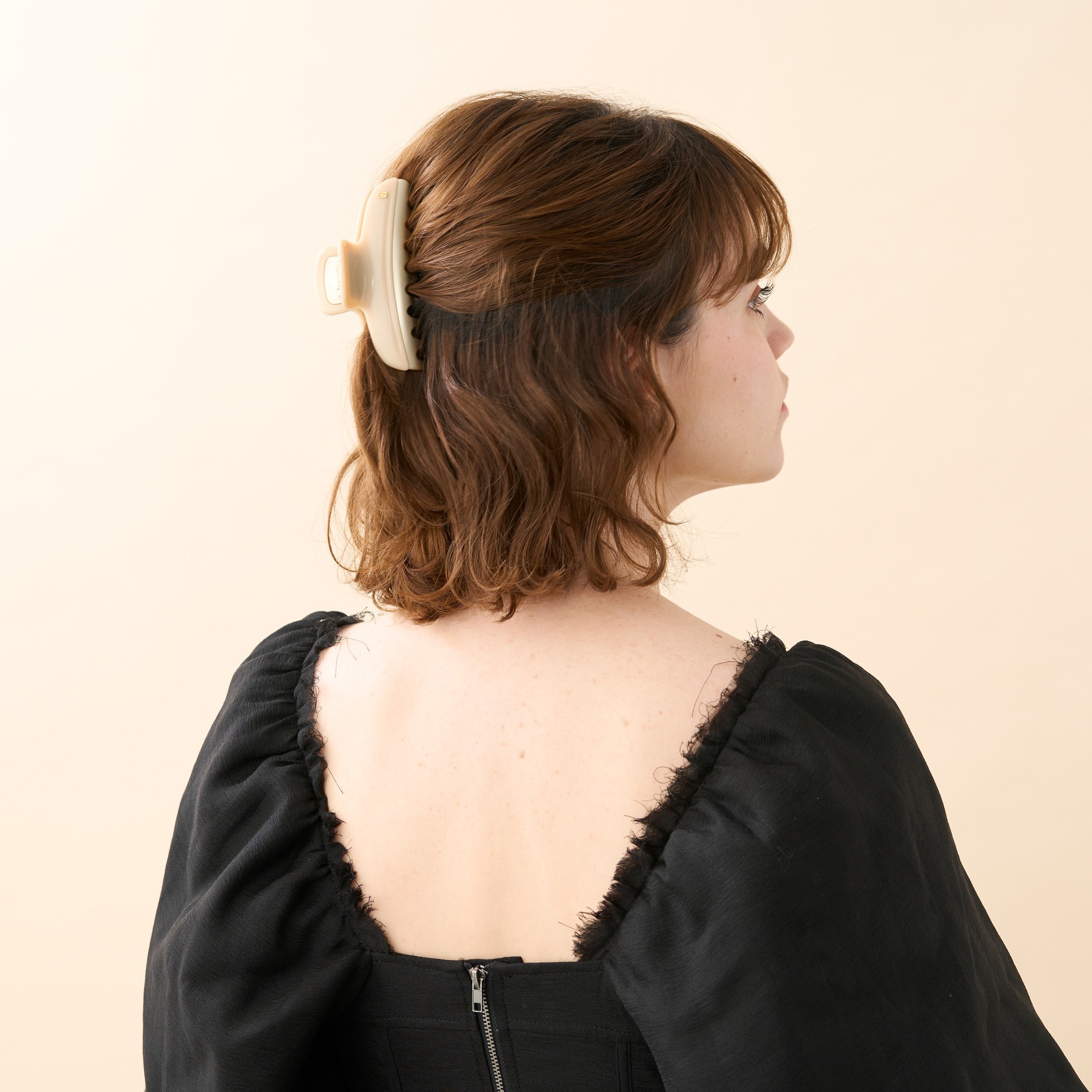 【VENDOME】 L クリップ 詳細画像 アイボリー(OI) 4