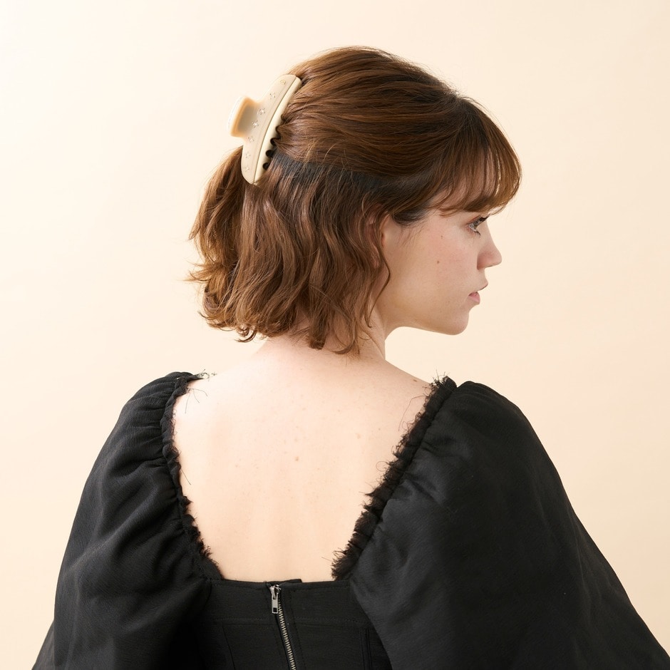 【VENDOME】 L クリップ 詳細画像 アイボリー(OI) 4