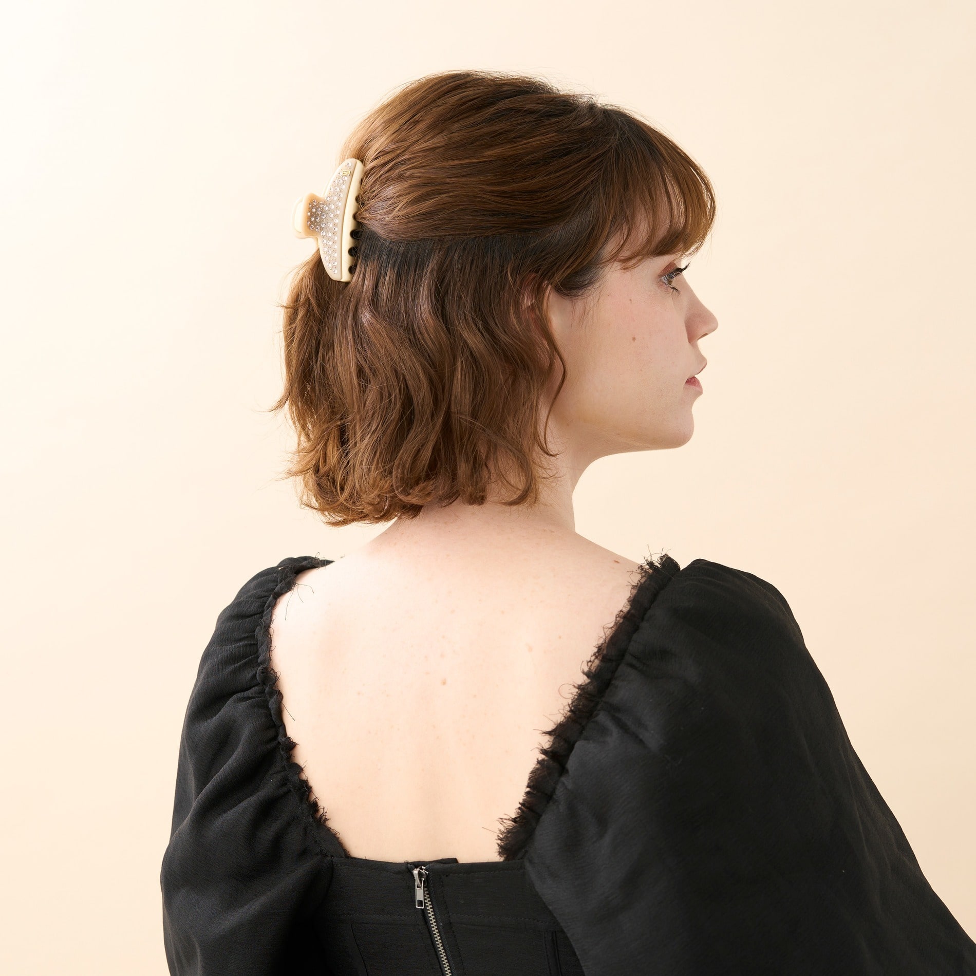 【VENDOME】 M クリップ 詳細画像 アイボリー(OI) 5