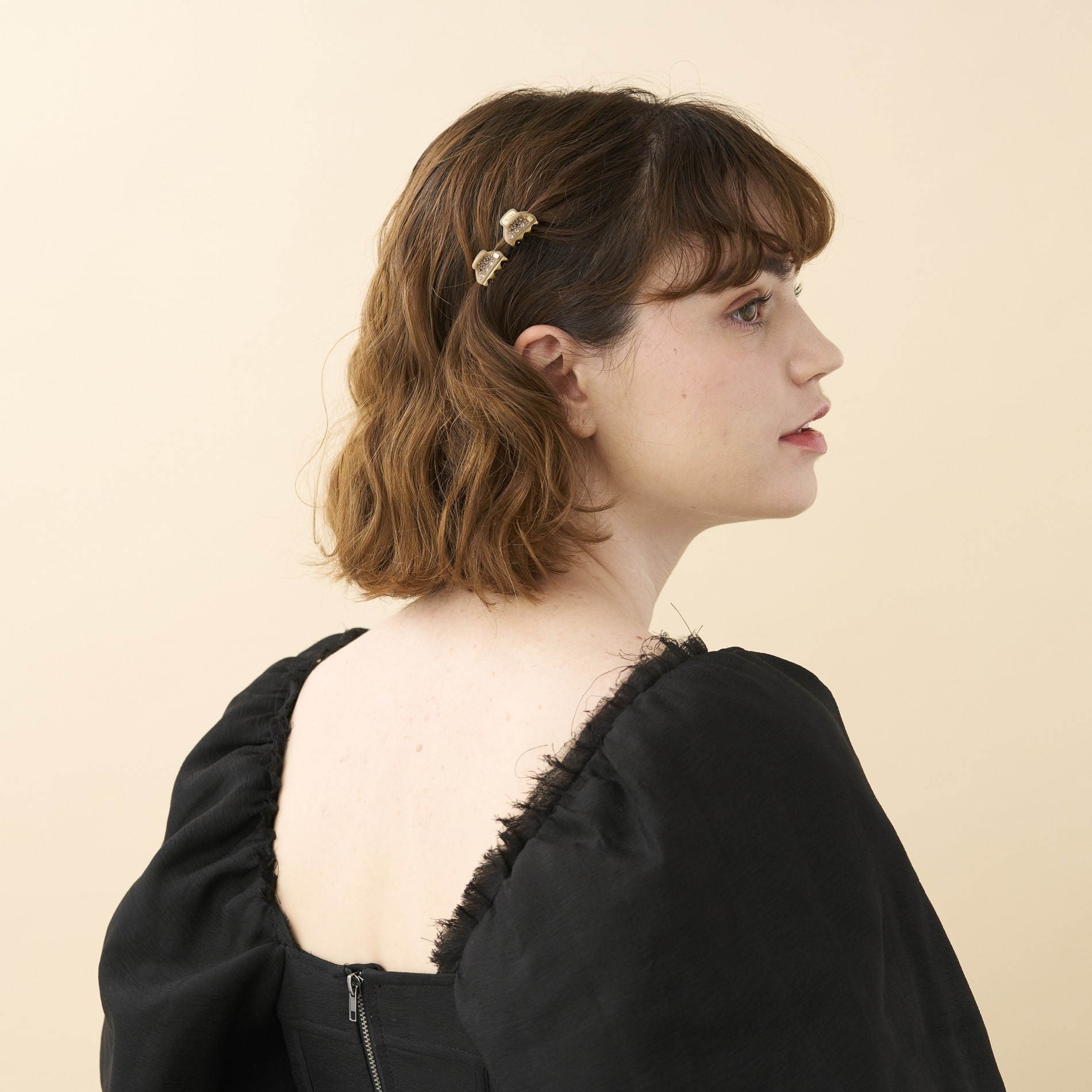 【VENDOME】 Micro クリップ 詳細画像 ベージュ(OS) 2