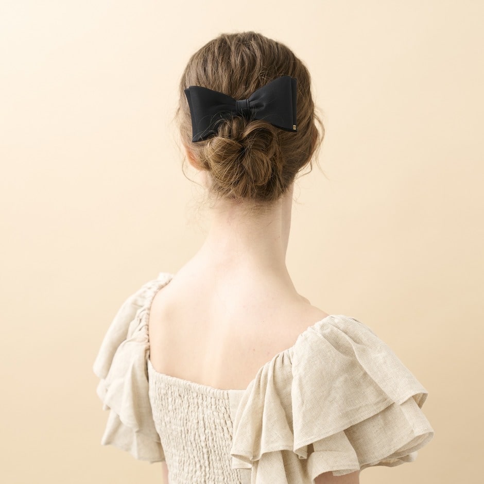 バレッタ (8 cm) 詳細画像 ブラック(N) 3