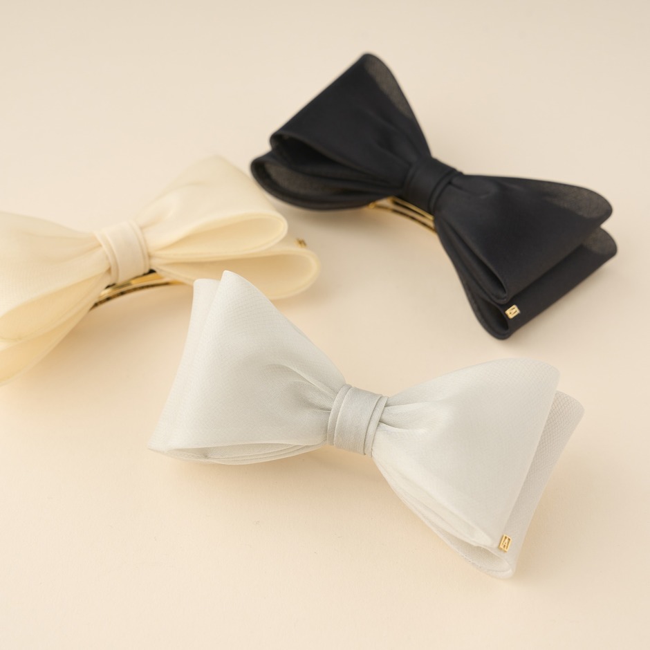 バレッタ (8 cm) 詳細画像 ブラック(N) 4