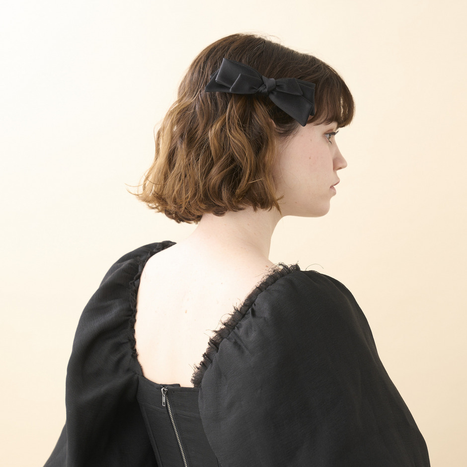 バレッタ (8 cm) 詳細画像 ブラック(N) 4