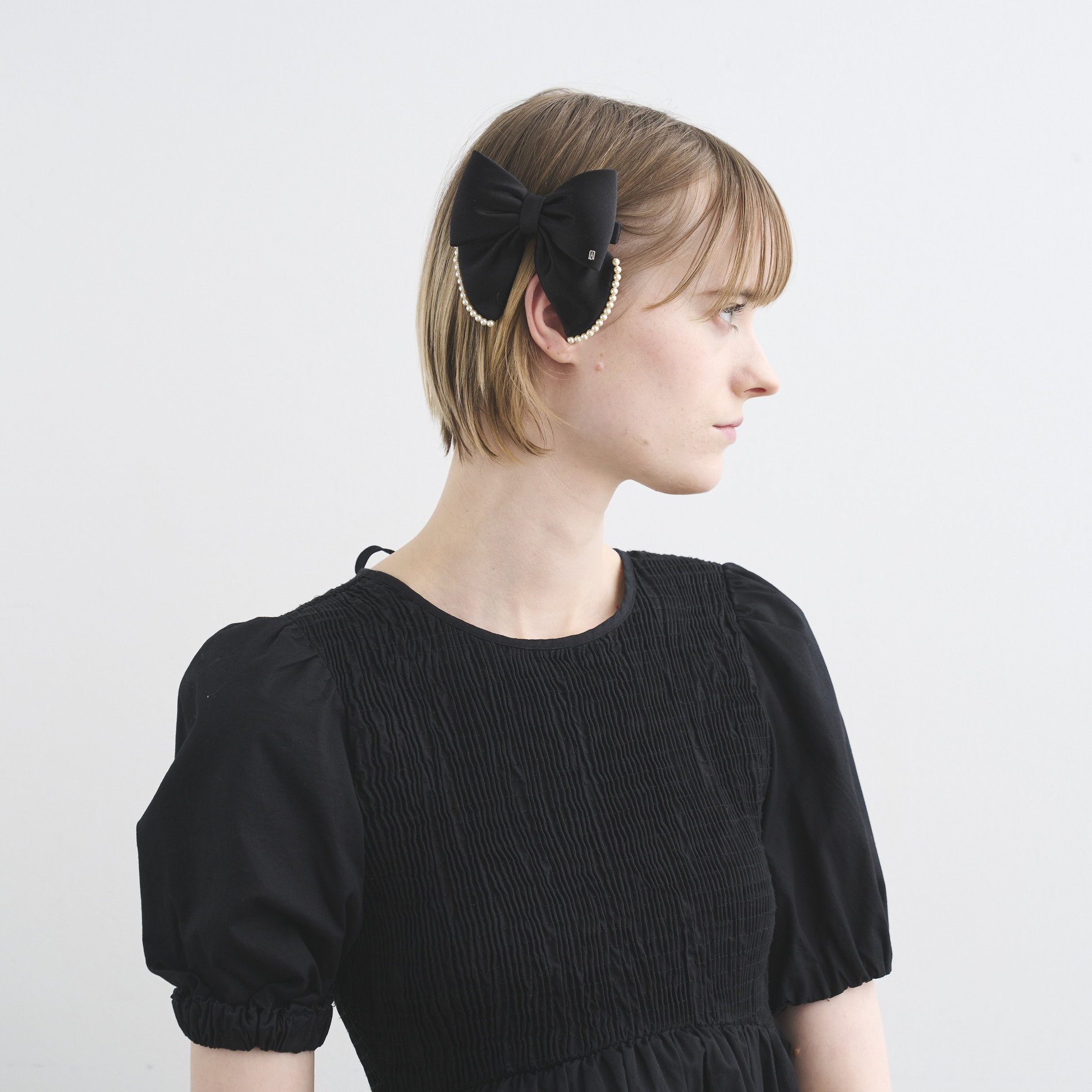 バレッタ (8 cm) 詳細画像 ブラック(N) 4