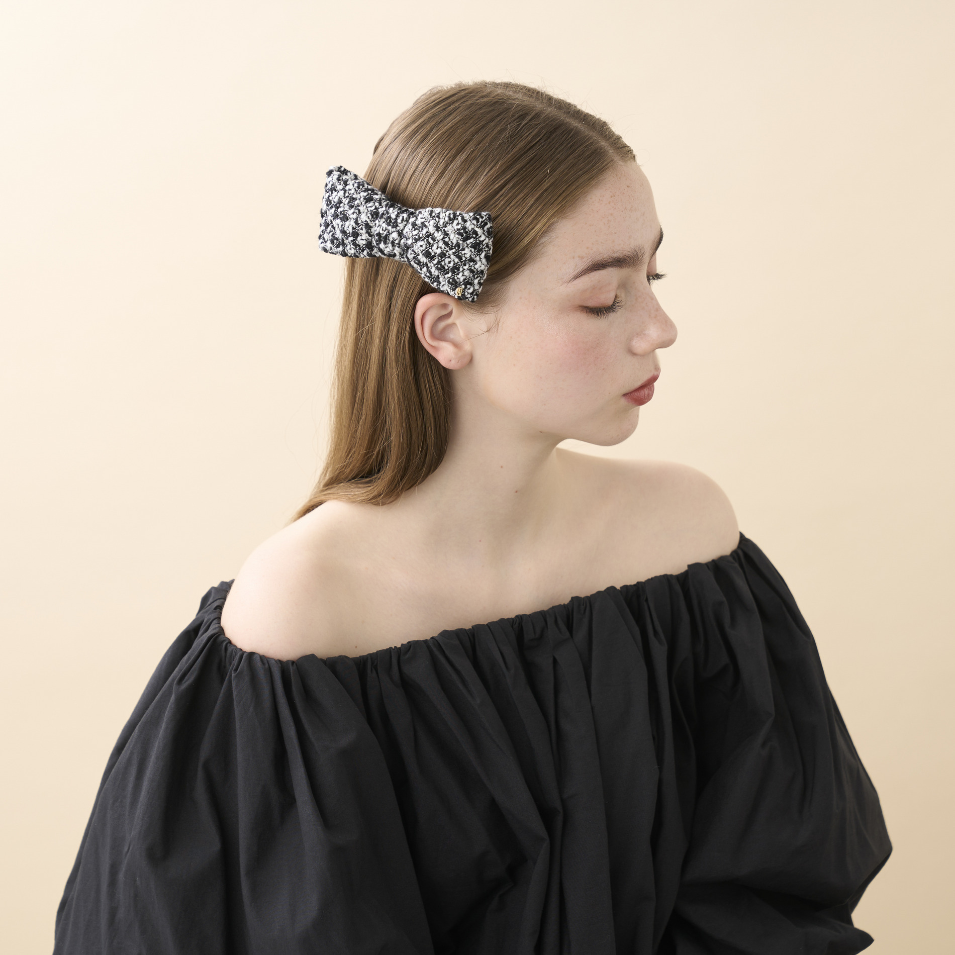 バレッタ (8 cm) 詳細画像 ブラック(N) 4