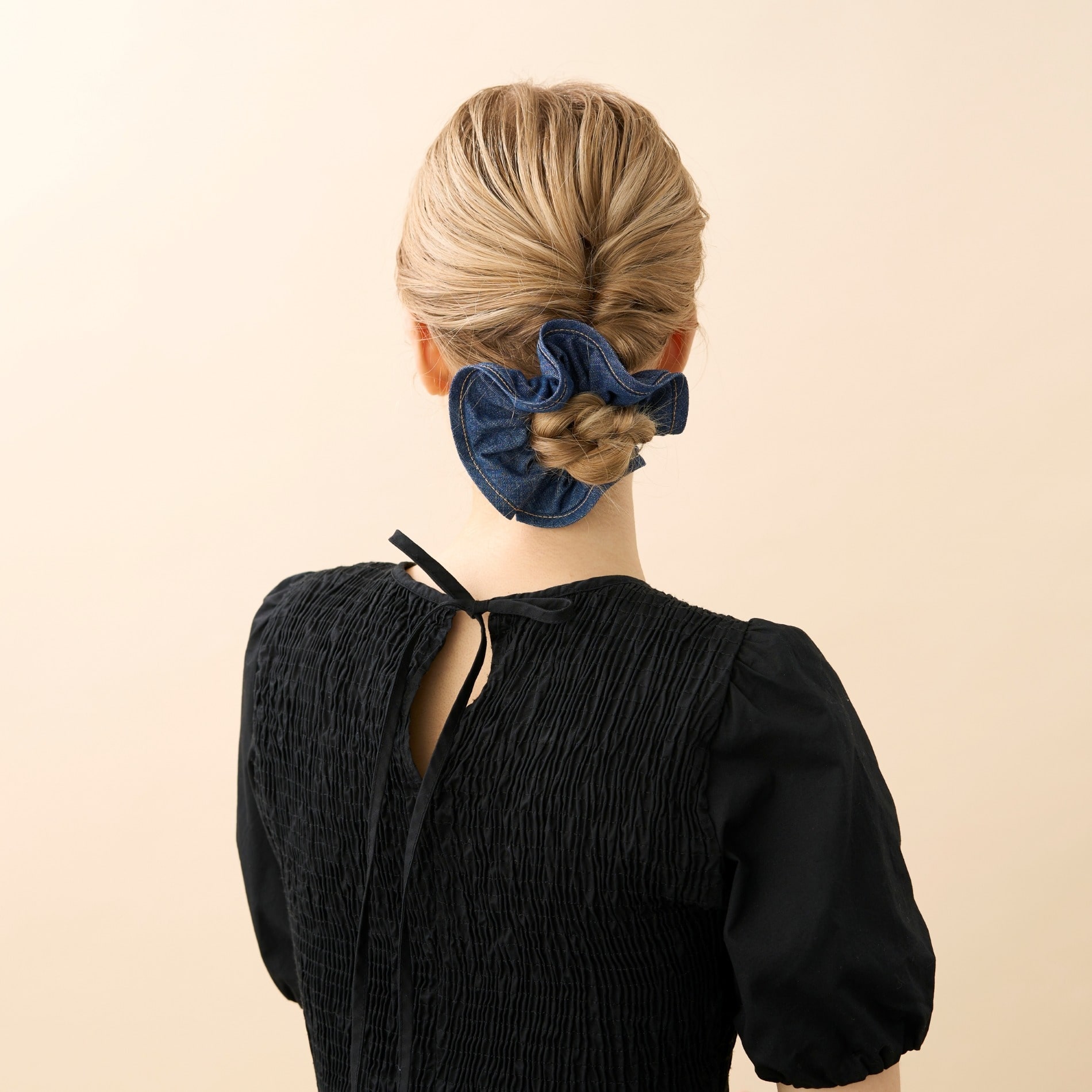 シュシュ 詳細画像 ネイビー(M) 3